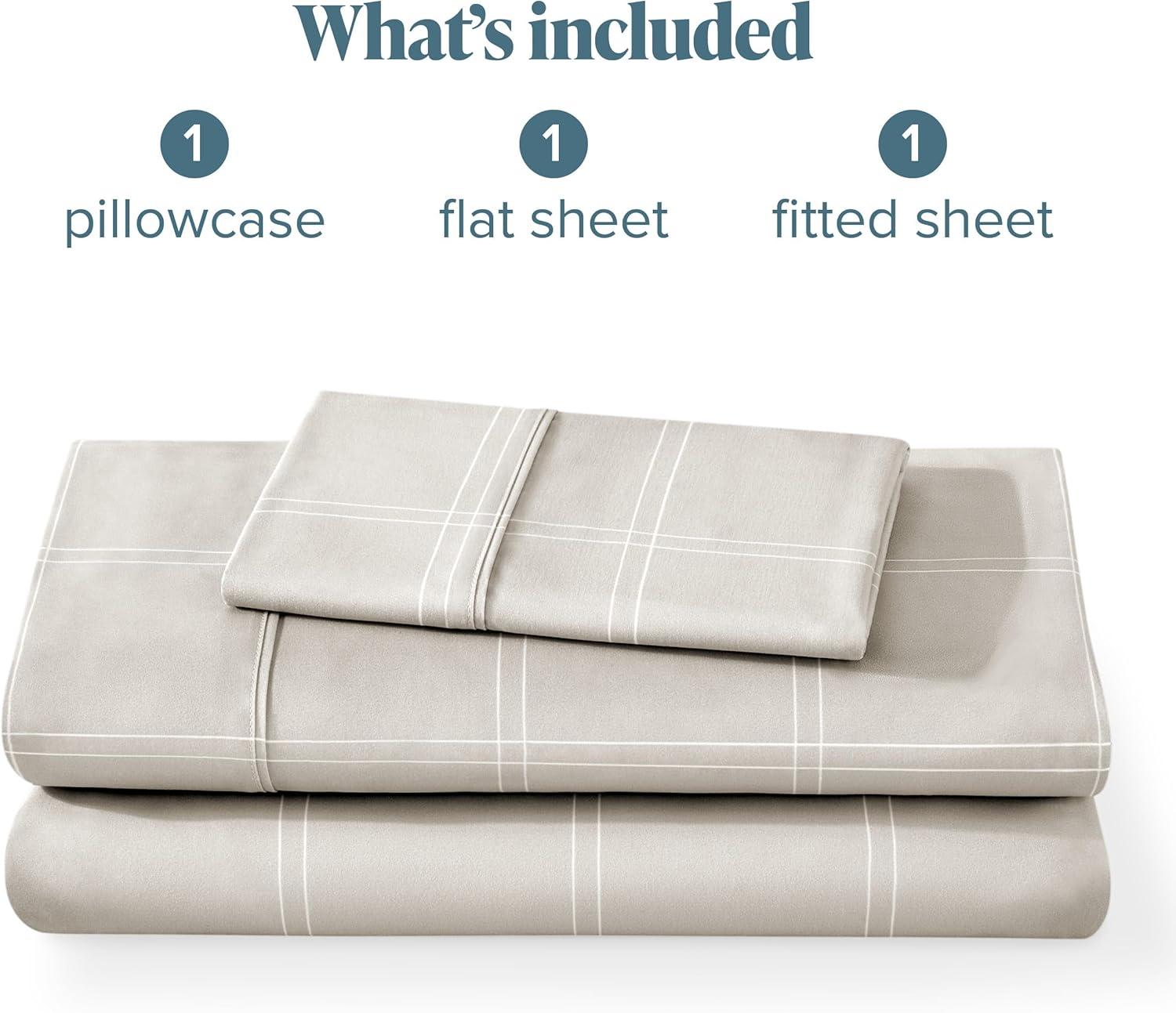 Printed Pattern Microfiber Sheet Set by Bare Home