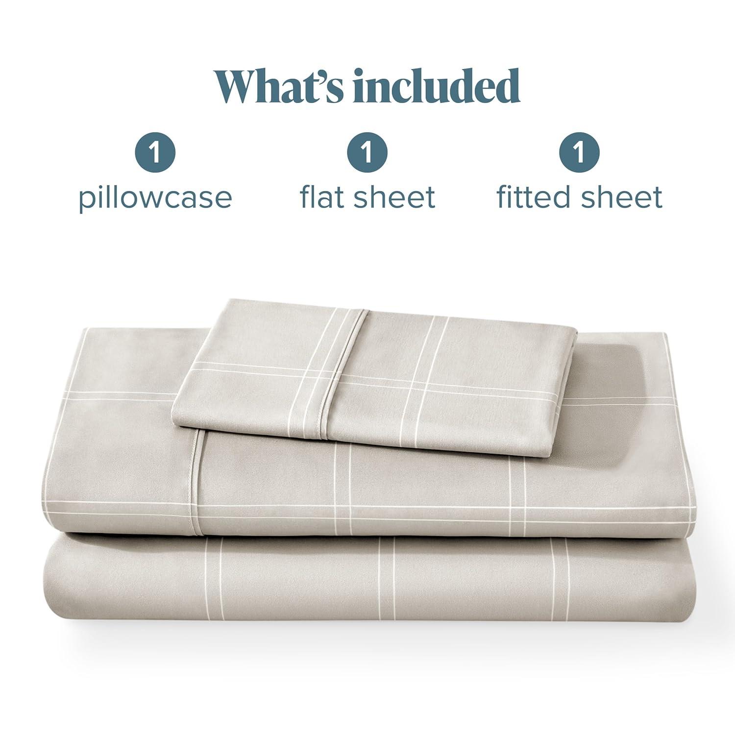 Bare Home Microfiber Geometric Sheet Set