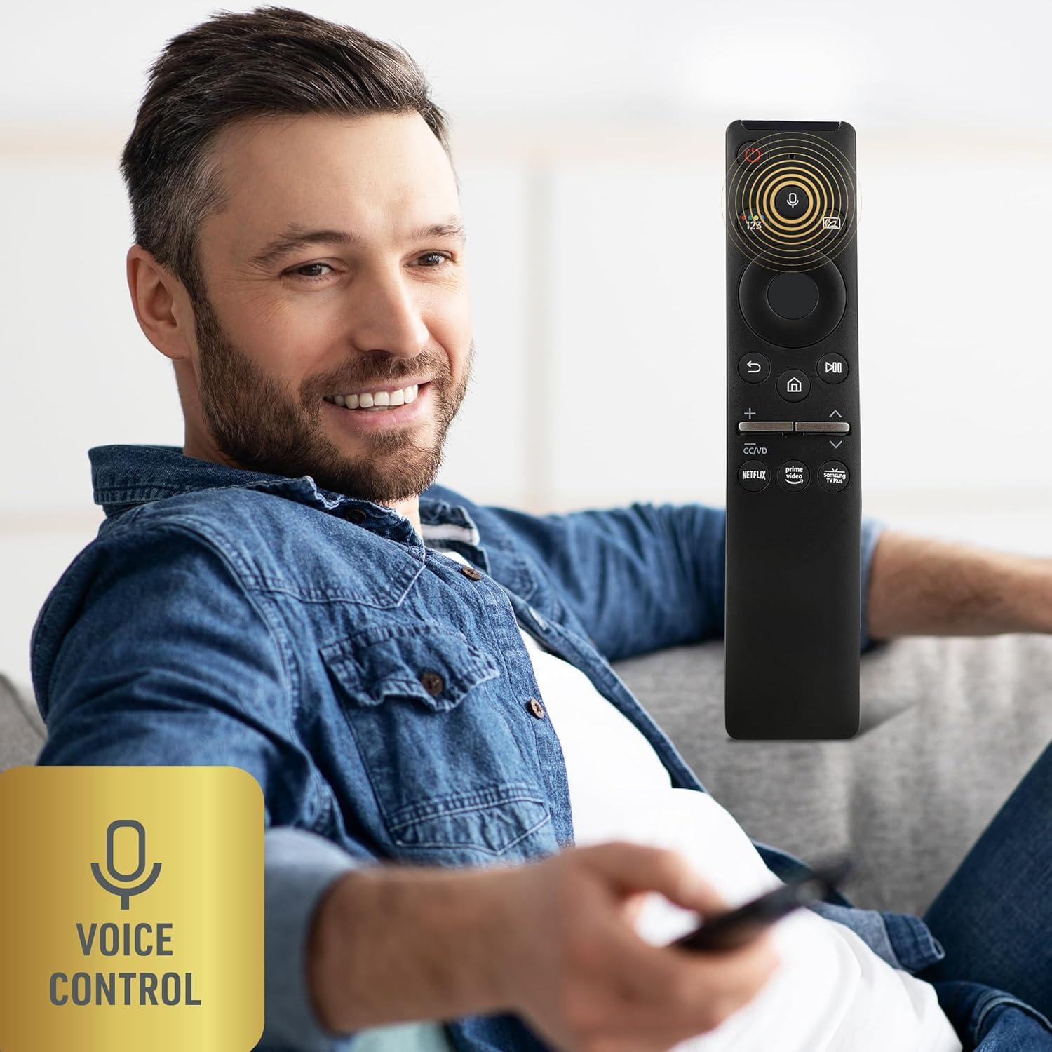 Xtreme Samsung Replacement Black Bluetooth Television Remote, Netflix, Voice Control, TVs, Soundbar