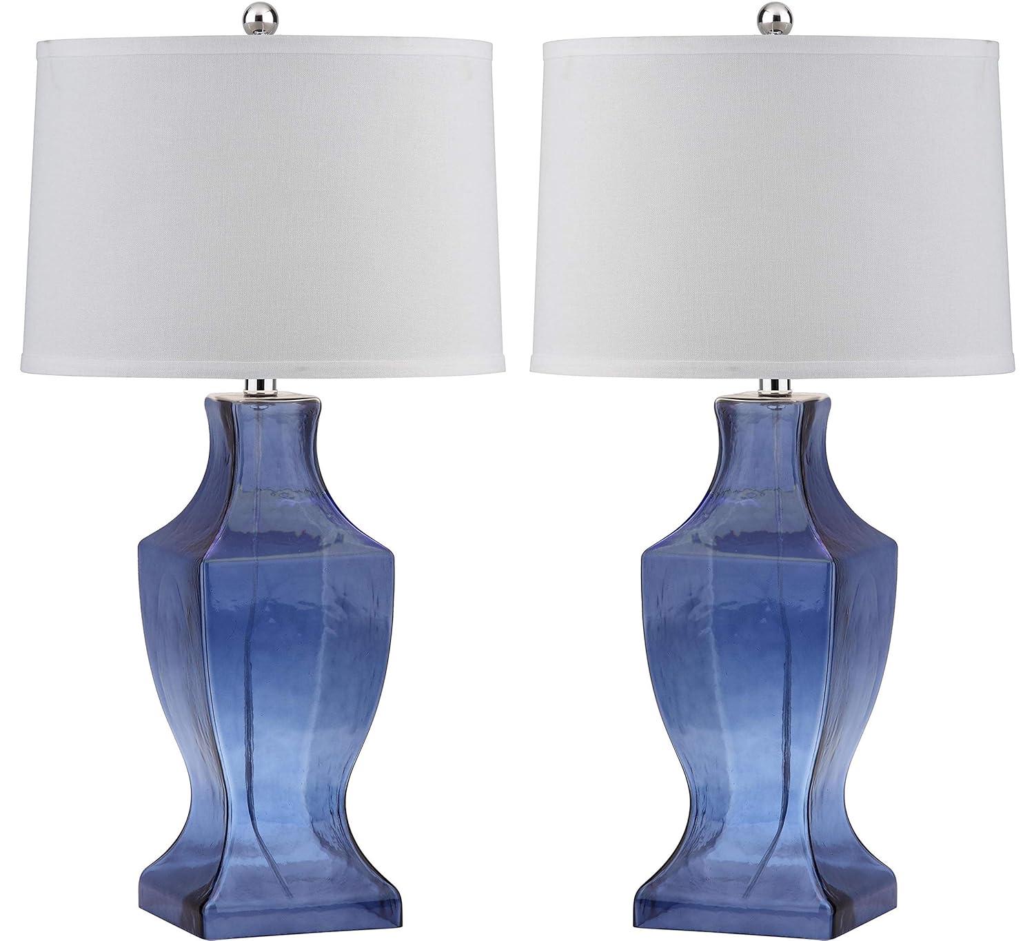 Brisor Table Lamp (Set of 2) - 22 Inch Height - TBL4222 - Blue - Safavieh