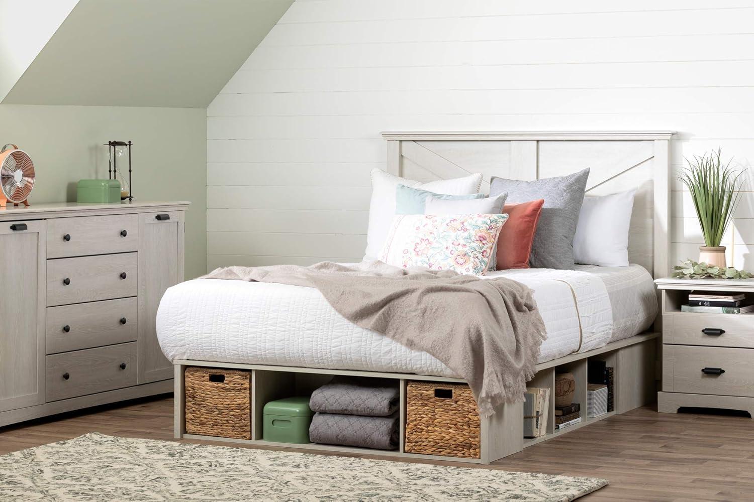South Shore Lilak Storage Platform Bed
