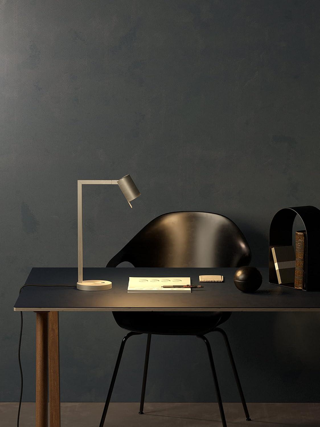 Adjustable Matt Nickel Modern Desk Lamp