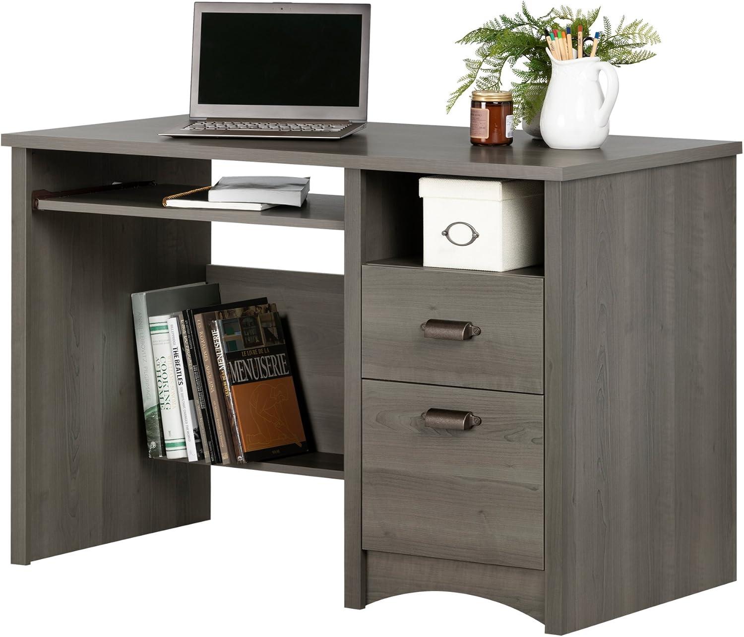 Gascony Wood Computer Desk with Drawers - South Shore