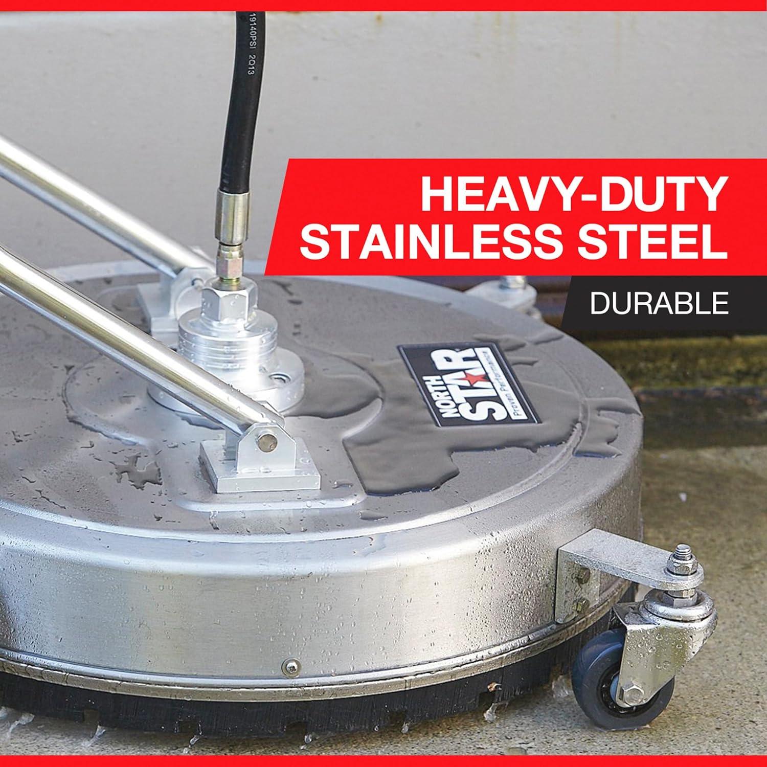 NorthStar Pressure Washer Surface Cleaner, 22in. Dia., 4000 PSI, 8.0 GPM