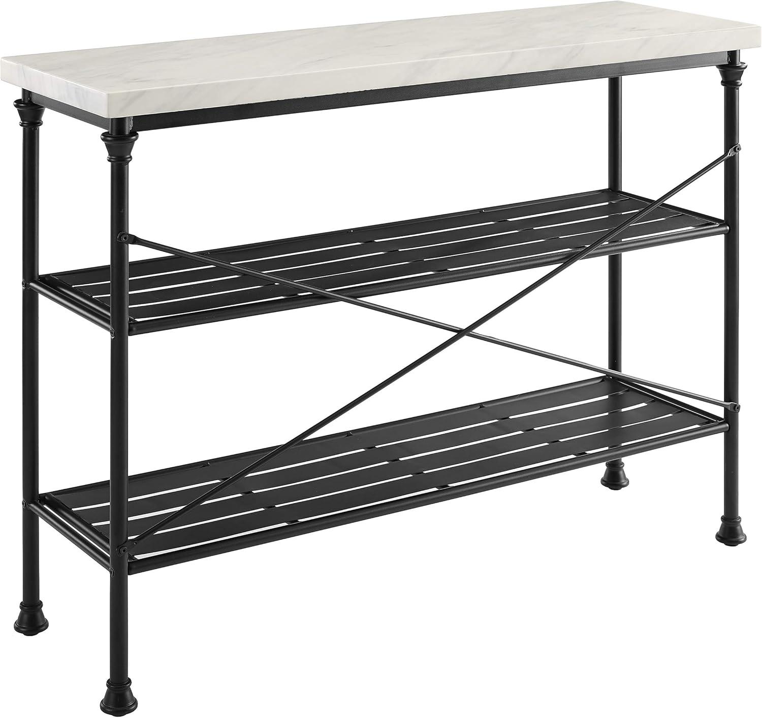 Madeleine Console Matte Black - Crosley