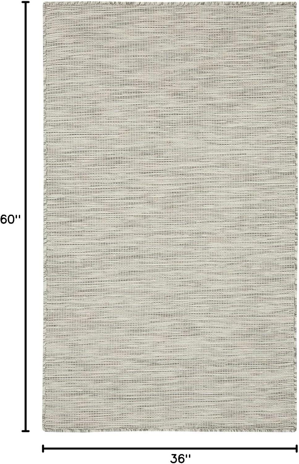 Nourison Positano Solid Indoor Outdoor Rug