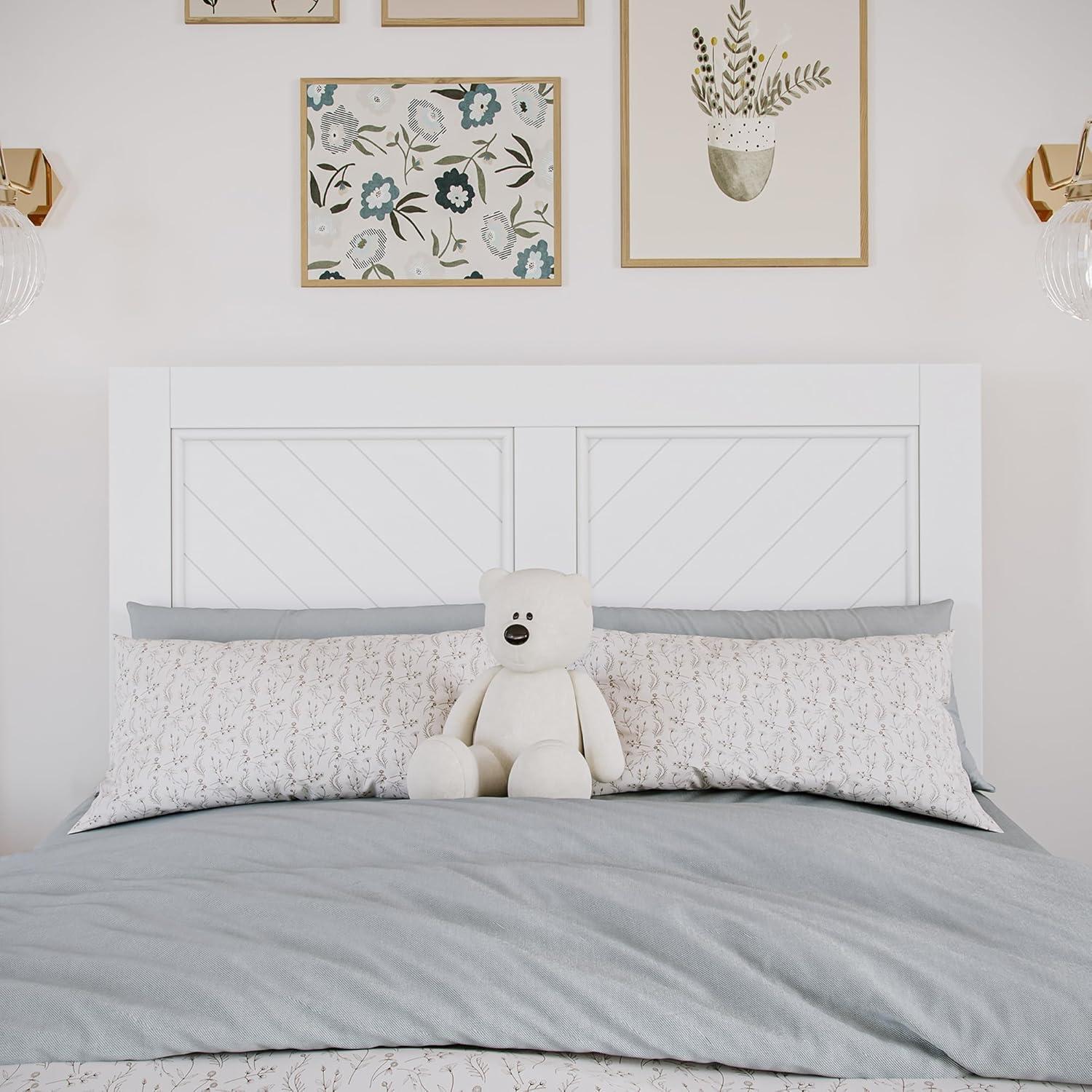 AFI Canyon White Solid Wood Platform Bed with Matching Footboard & Storage Drawers, King