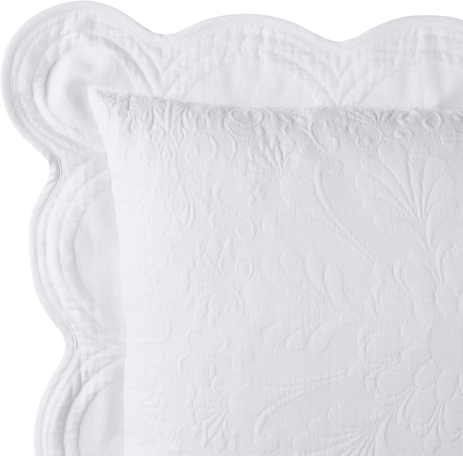 Historic Charleston Historic Charleston Charleston Estate Sham, Scalloped Pillow Cover, Single