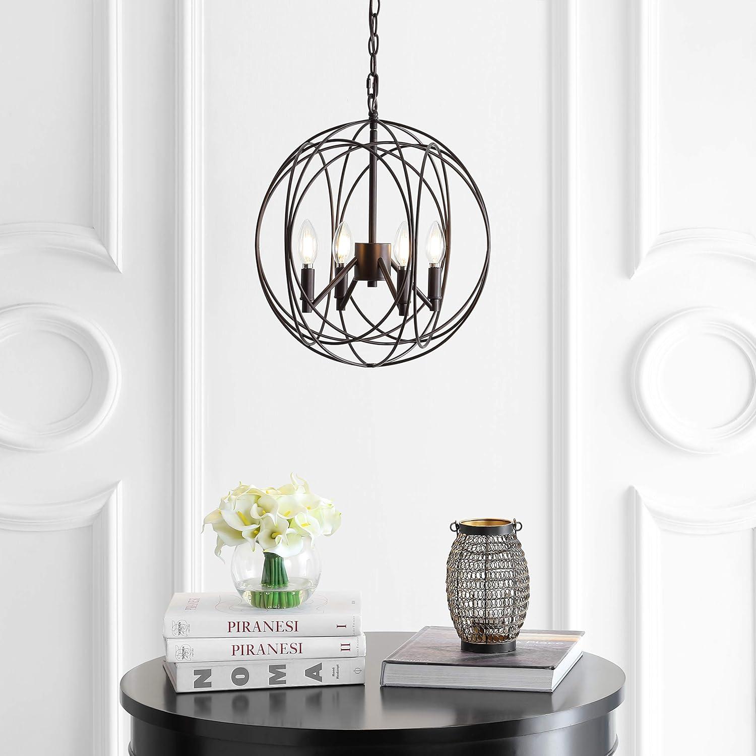 Cason 4 Light 15.75" Pendant - PND4055 - Brass - Safavieh