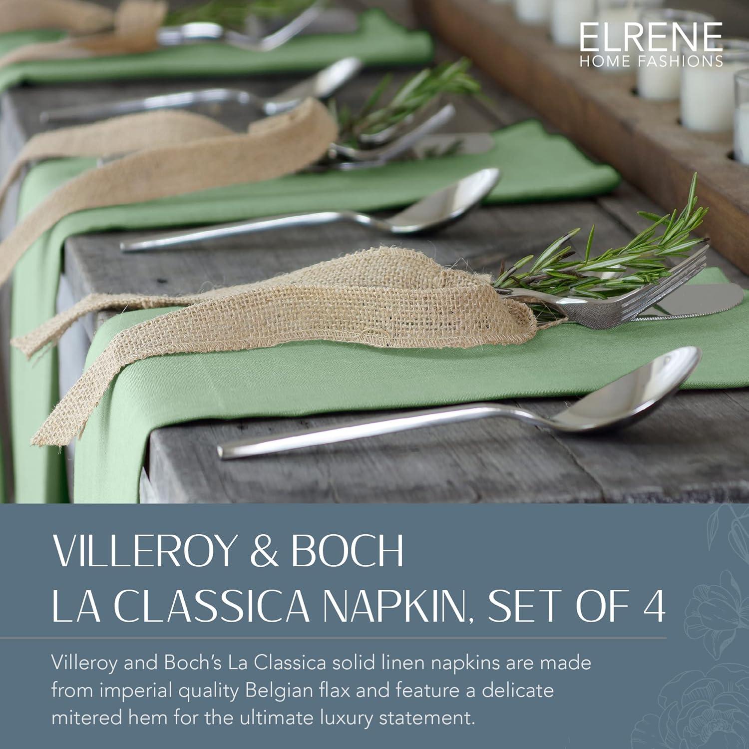 La Classica 4 Piece Linen Napkin Set