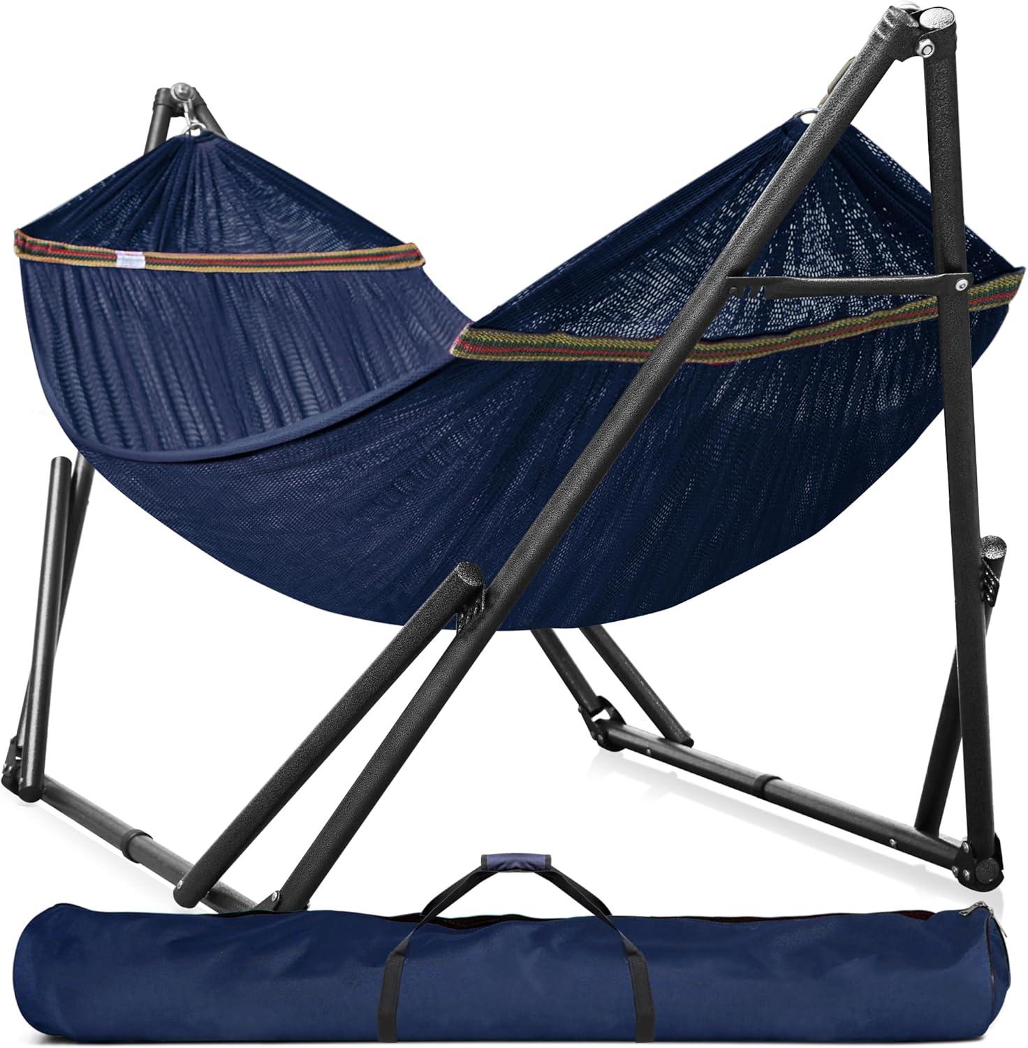 2 Person Camping Hammock with Stand