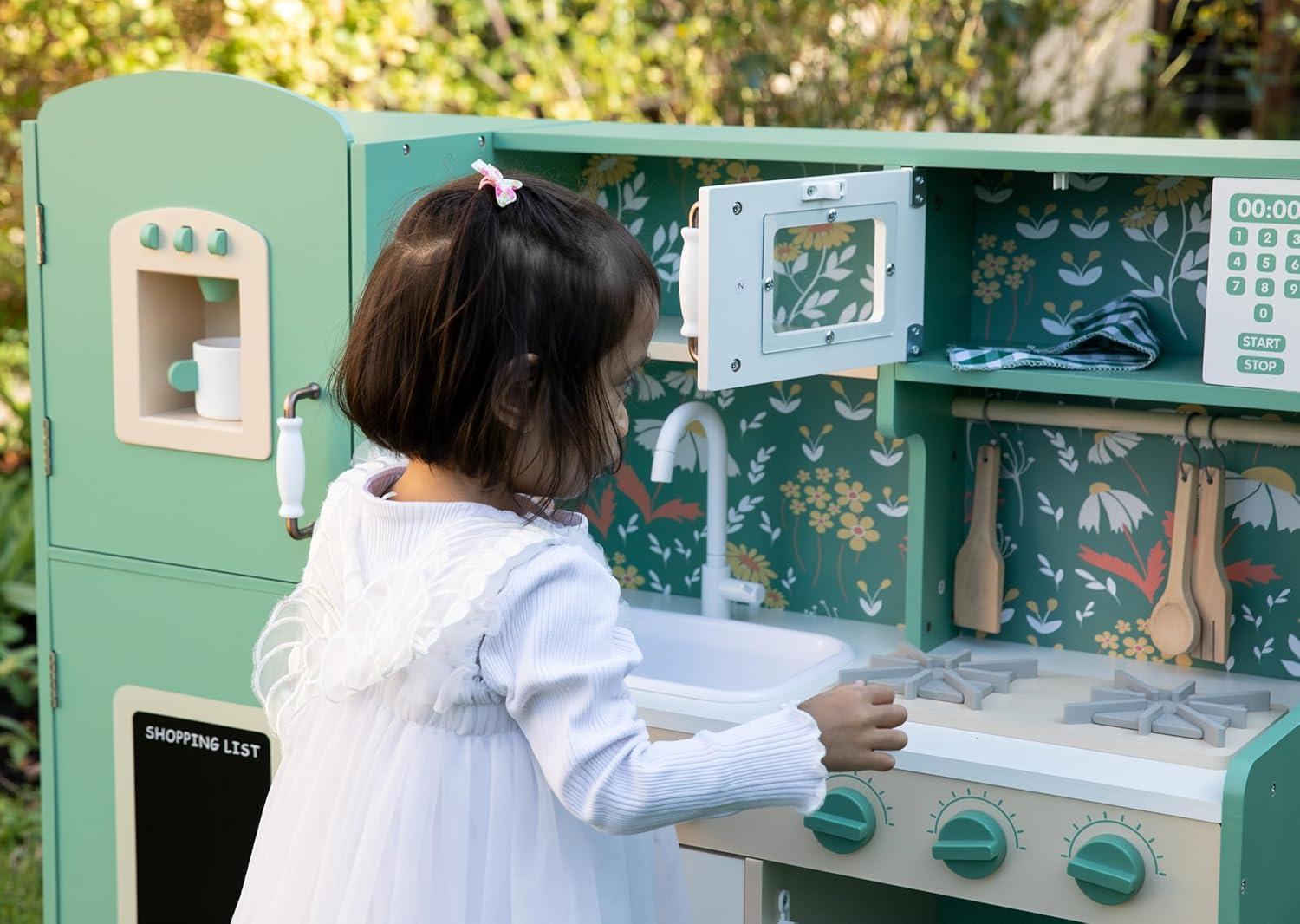 Classic Toy Classic World Vintage Wood Kitchen