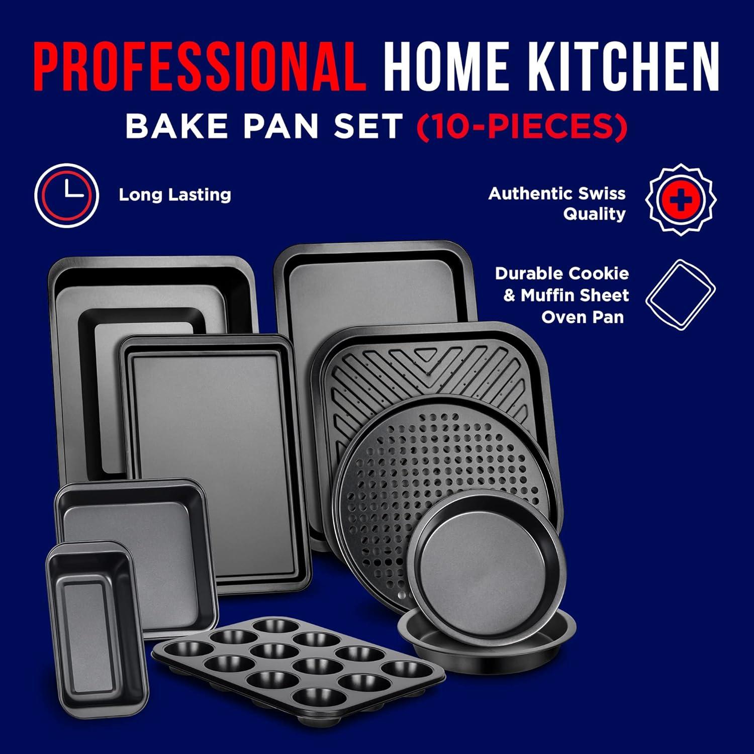 Bakken-Swiss Carbon Steel Oven Bakeware Set