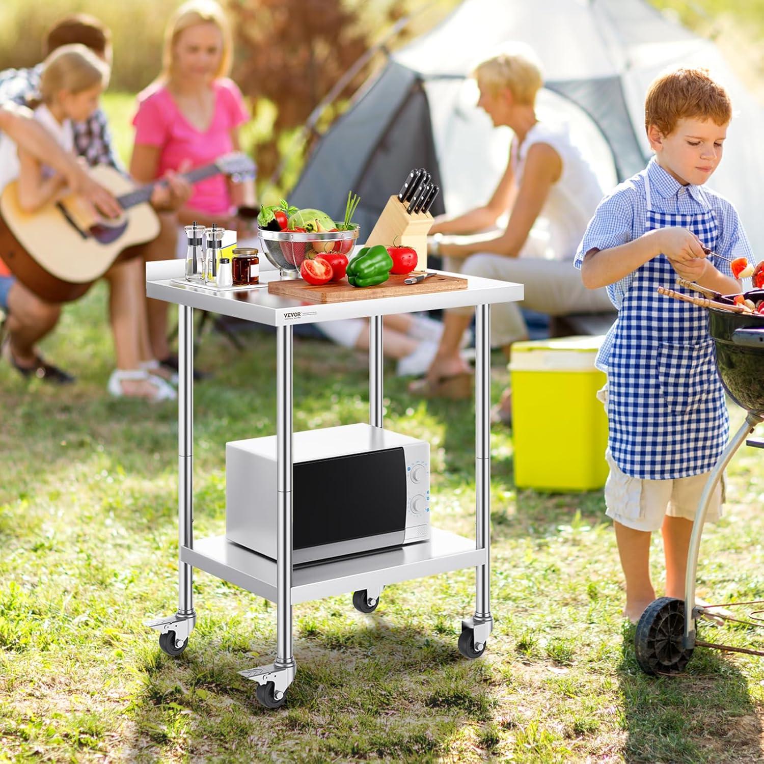 VEVOR Metal Kitchen Cart