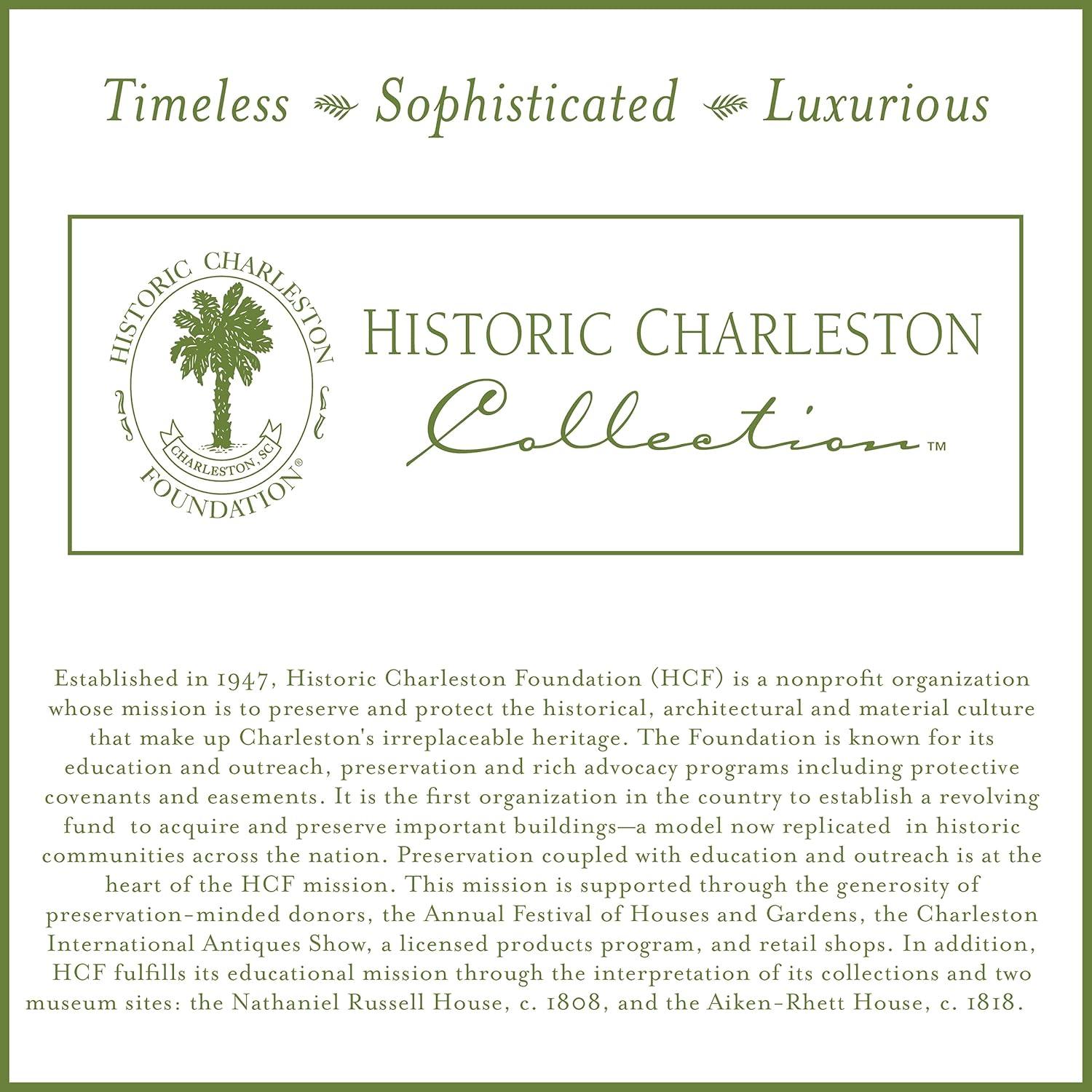 Historic Charleston King Charles Matelasse Traditional Cotton Floral Coverlet