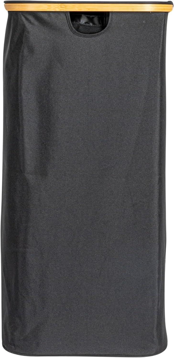 Household Essentials Sleek Laundry Hamper With Dual Mesh Liners And Lid