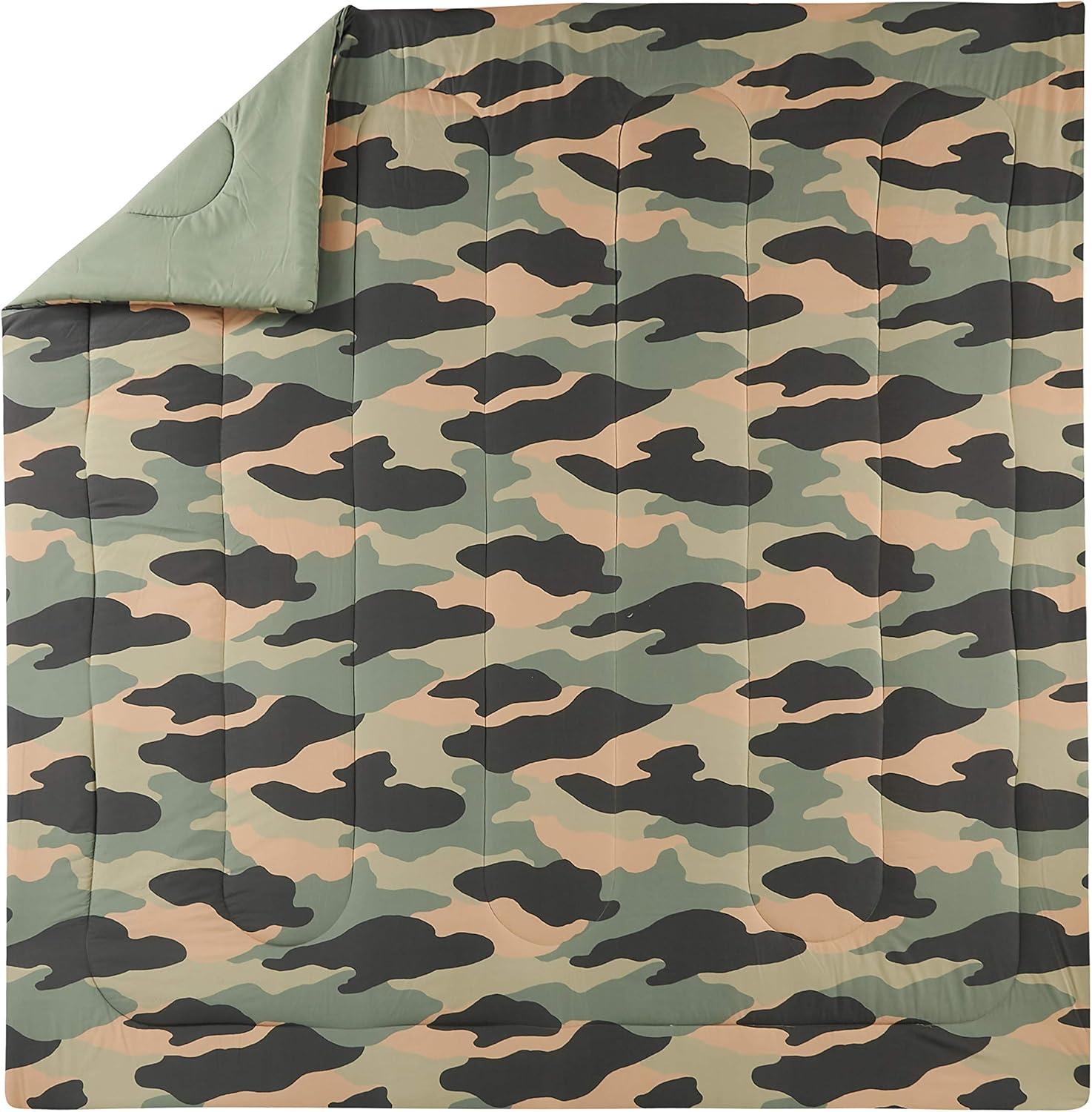 Covert Camo Reversible Microfiber Comforter Set