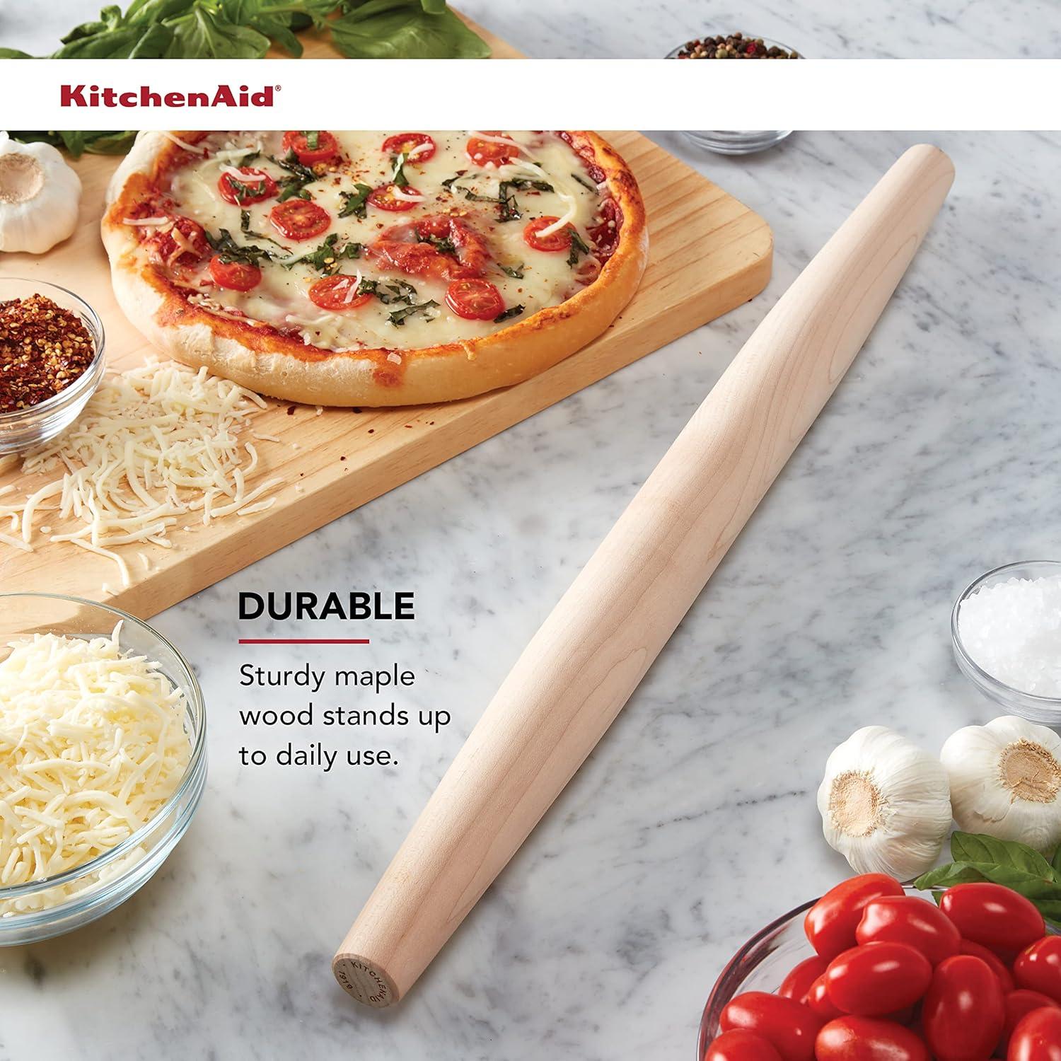 KitchenAid® KitchenAid KitchenAid Maplewood French Rolling Pin, 22-Inch, Brown
