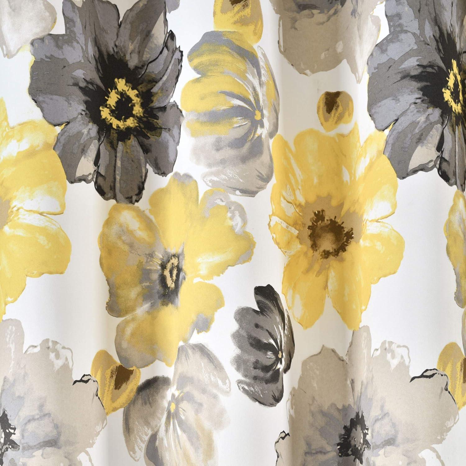 Lush Decor Leah Polyester Room Darkening Curtain Pair (Set of 2)
