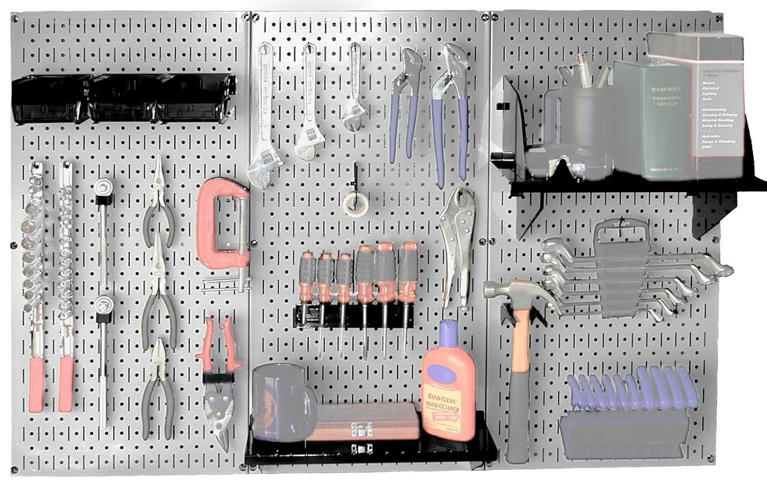 Pegboard Standard Tool Storage 32" H x 48" W Kit