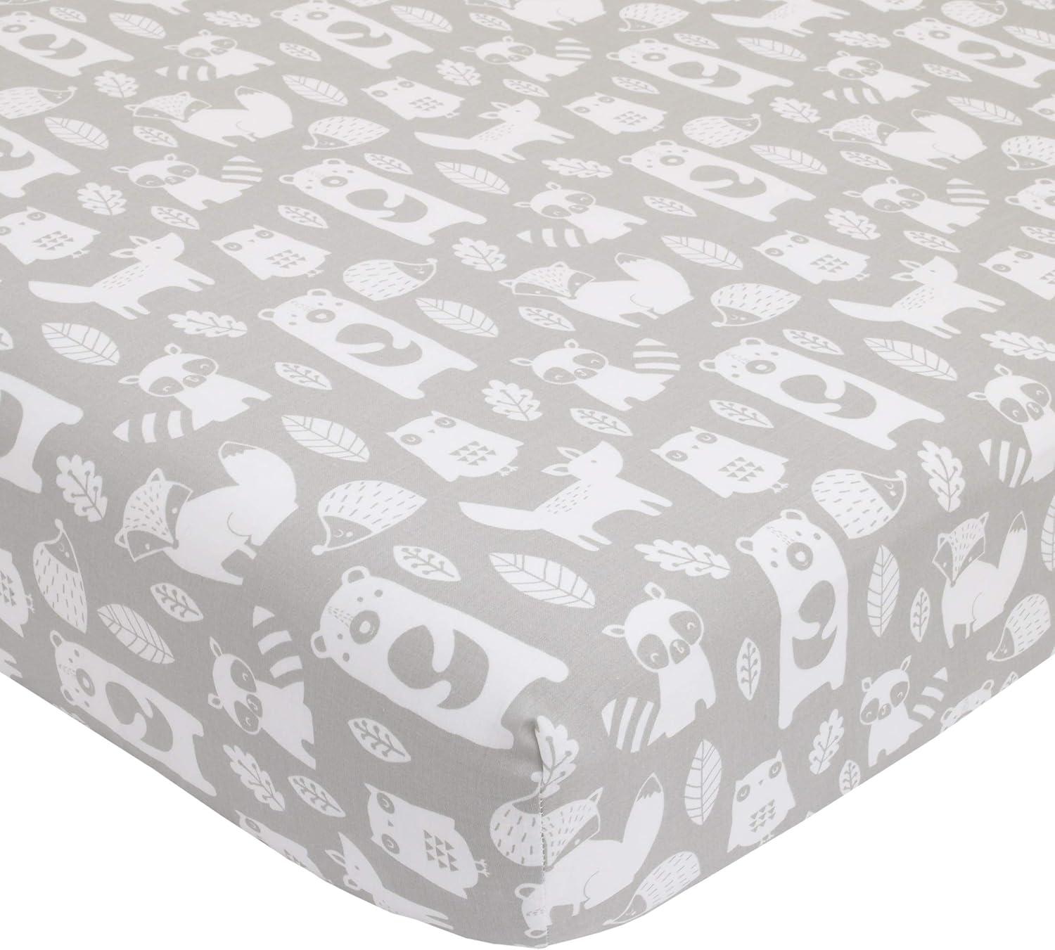 NoJo Dreamer Little Woodland Friends 8 Piece Nursery Crib Bedding Set