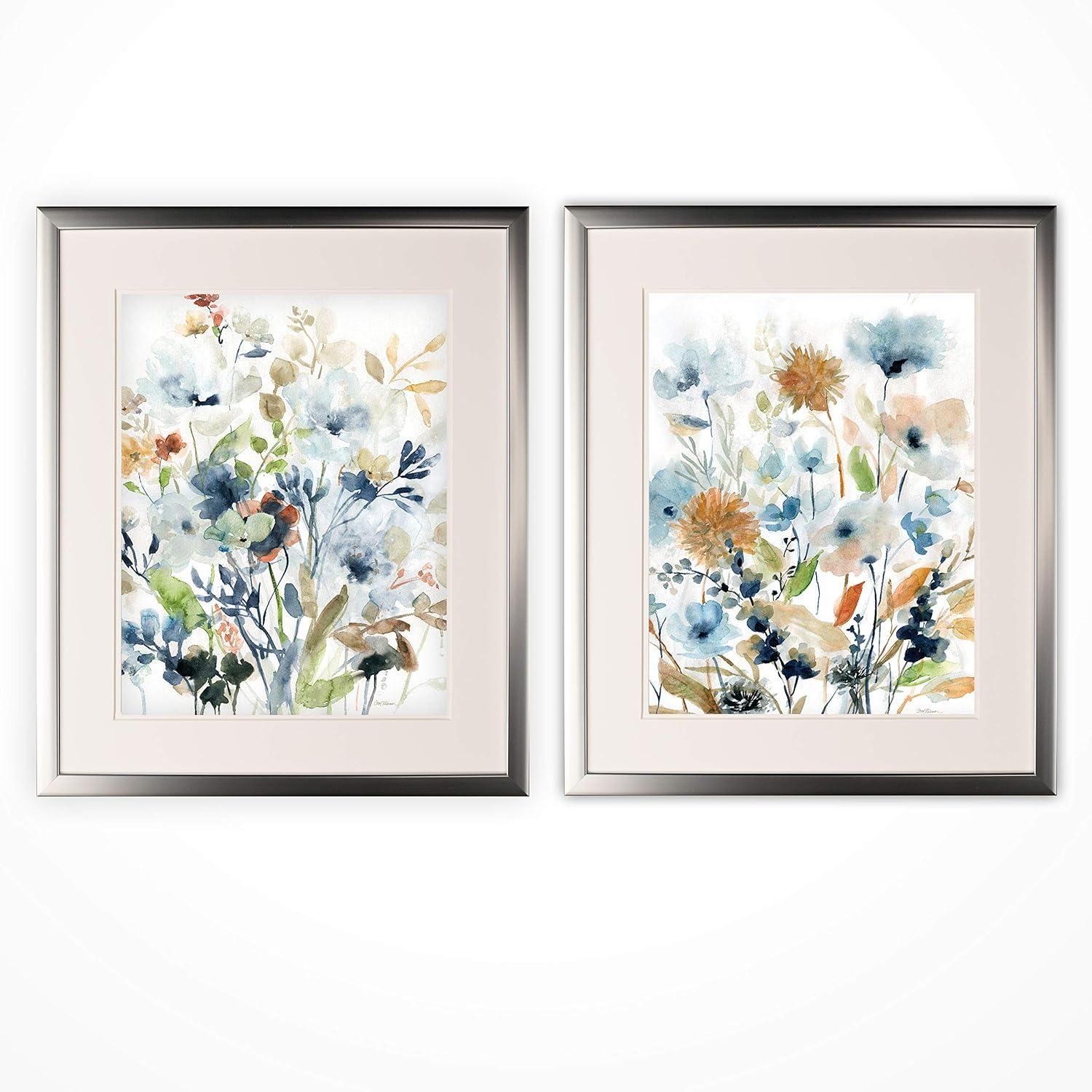 Wexford Home Holland Spring Mix -2 Piece Set - Silver Frame