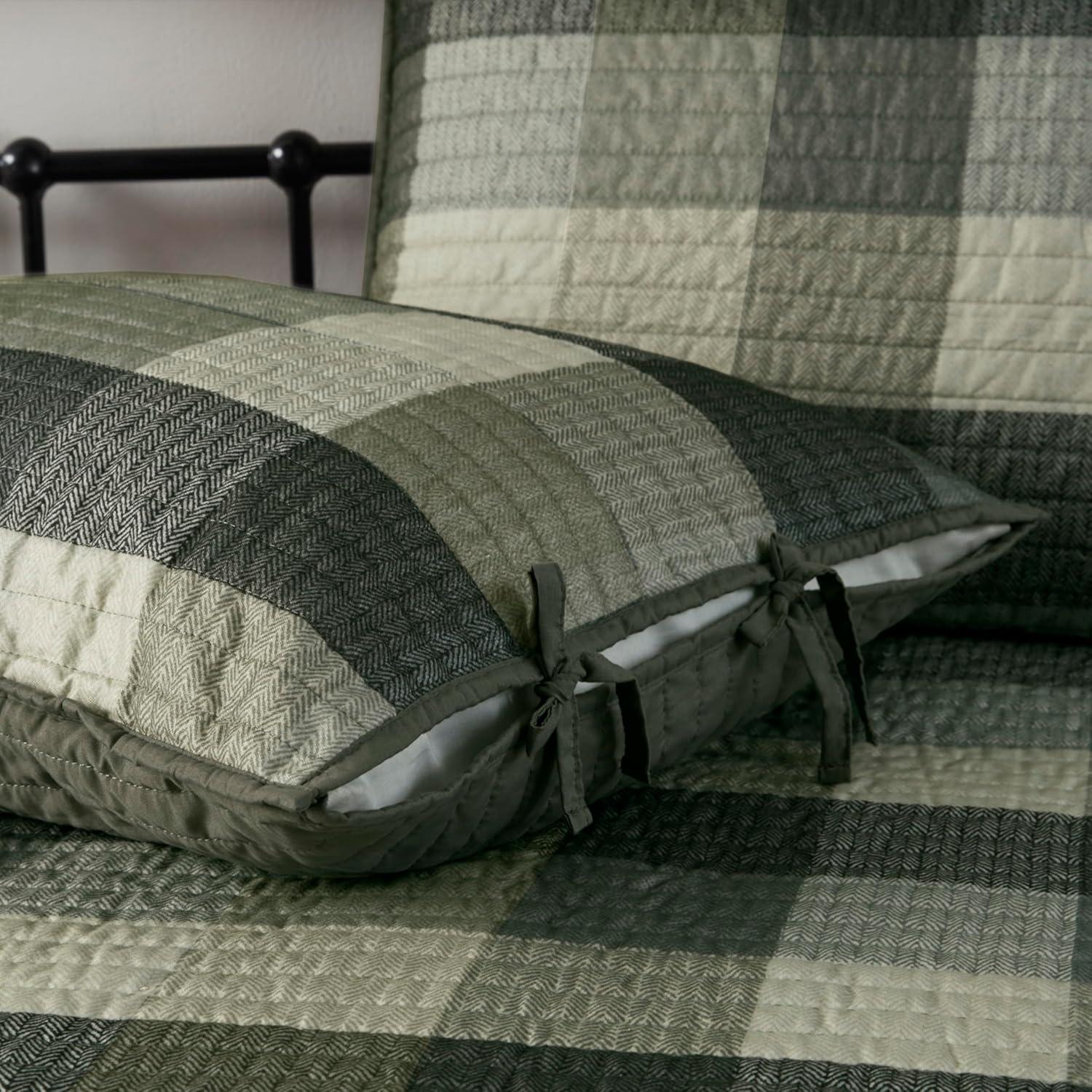 Ridge 3 Piece Reversible Plaid Daybed Cover Set