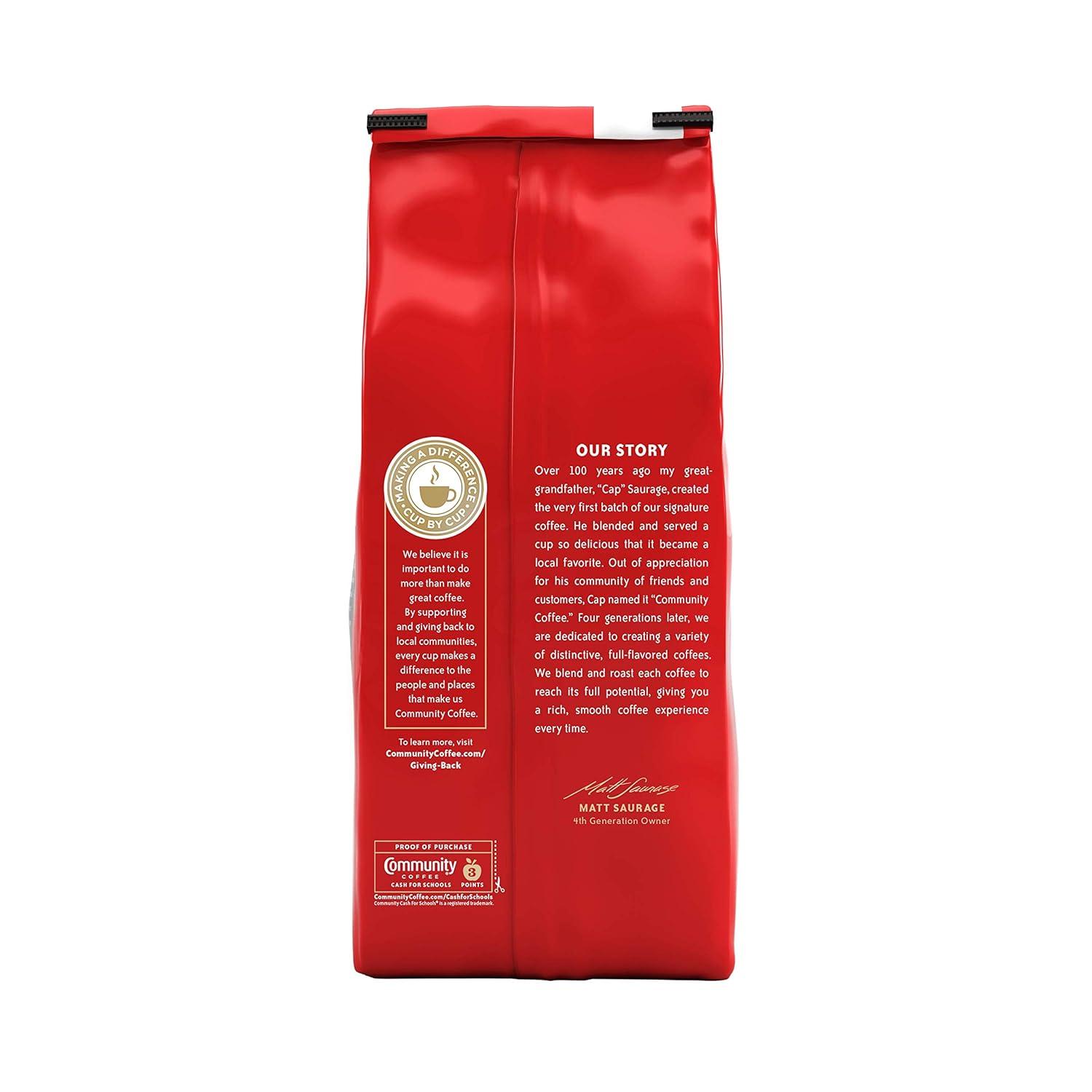 Community Coffee Café Special Medium-Dark Roast Ground 32 oz Gable Top