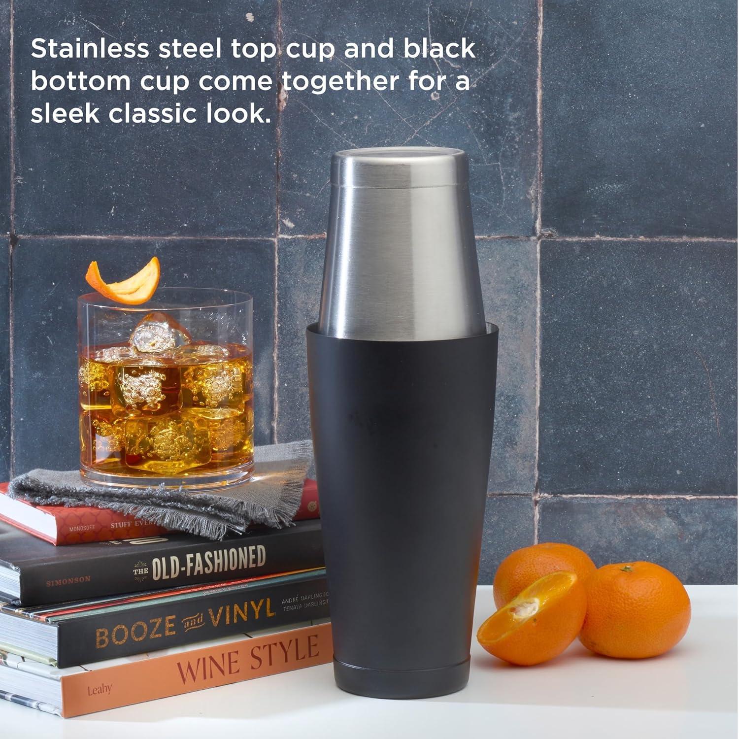 Houdini Stainless Steel Boston Cocktail Shaker