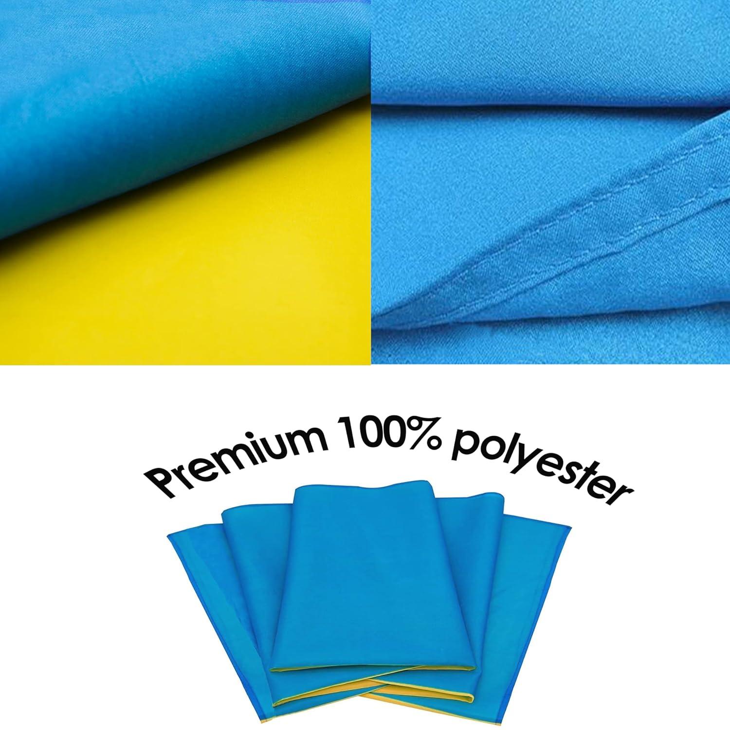 AhfuLife Ukraine Flag 3x5 Ft, Large Ukrainian Flags for Outside - Double Sided with Brass Eyelets for Olympic Party Decorations, Bar Garden Street Decoration Indoor Outdoor