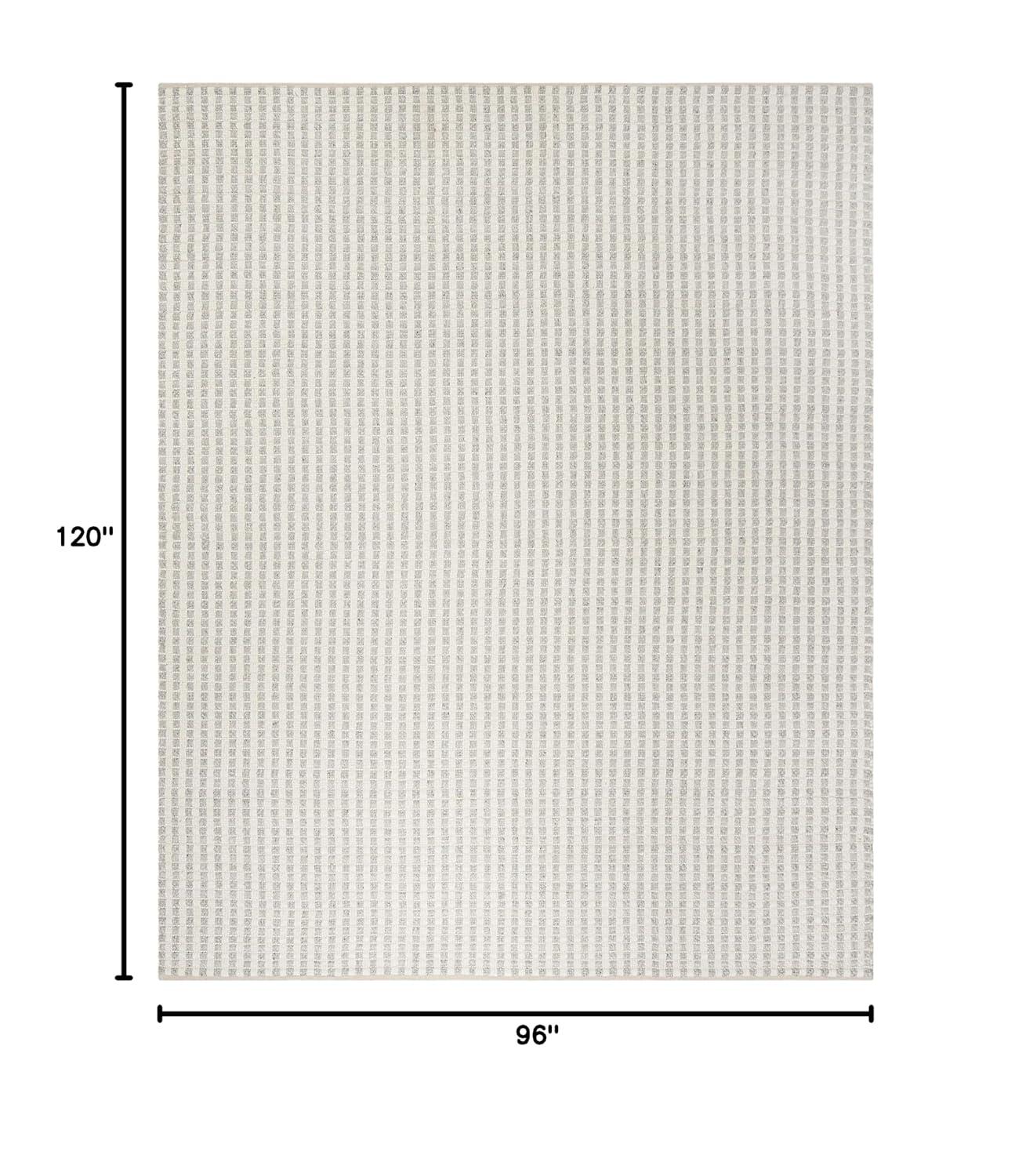 Natura NAT402 Hand Woven Area Rug - Grey/Ivory - 8'x10' - Safavieh.