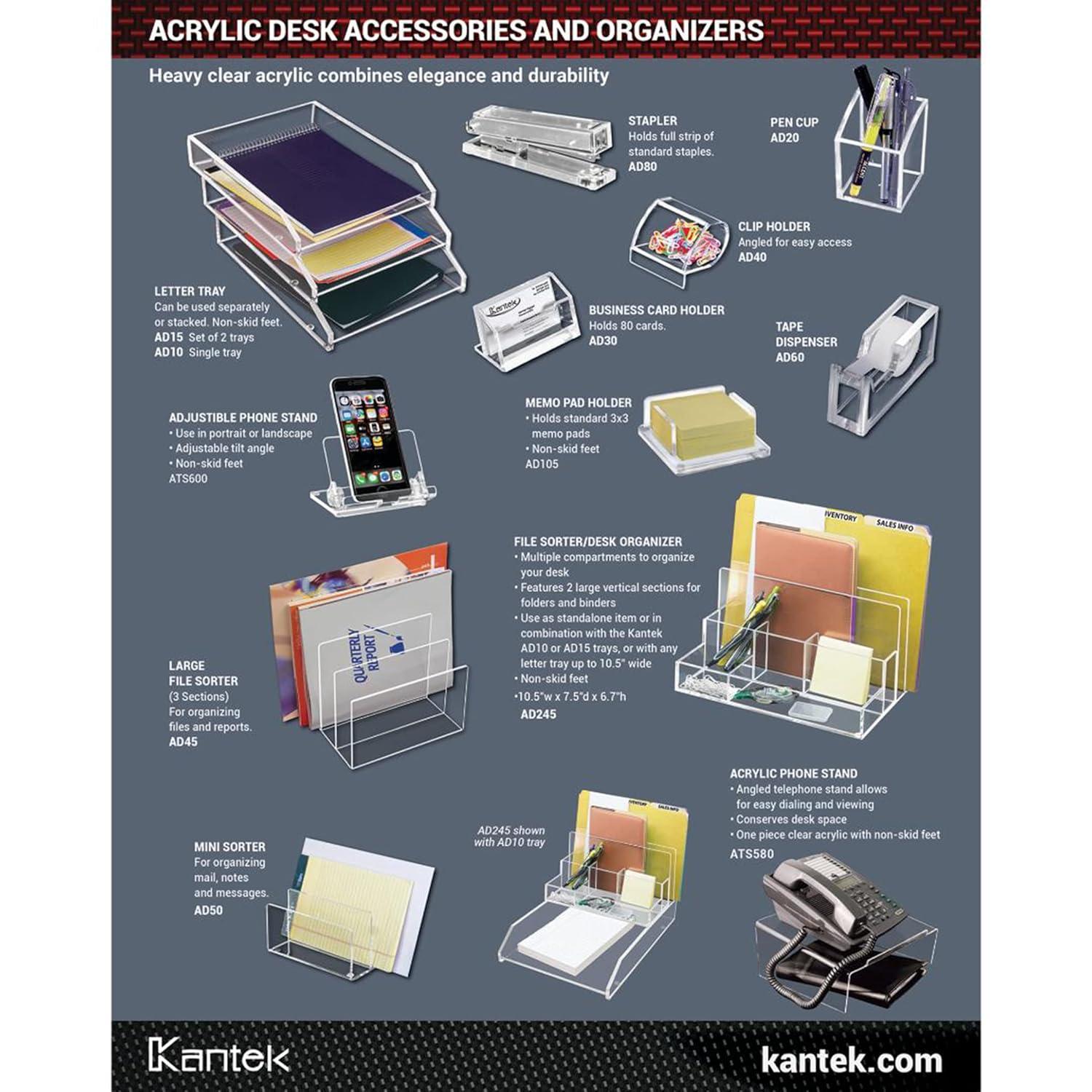 Kantek Kantek Pencil Cup Plastic Pen Holder