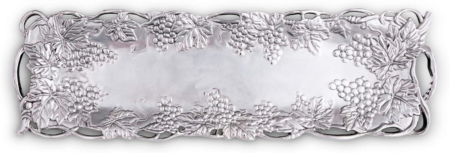 Arthur Court Designs Grape Aluminum Platter