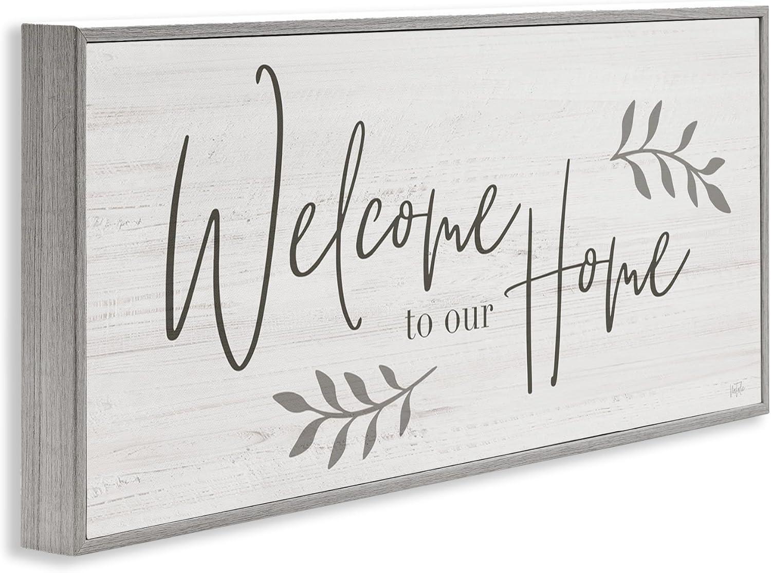 Stupell Industries " Welcome To Our Home Country Sign " by Natalie Carpentieri