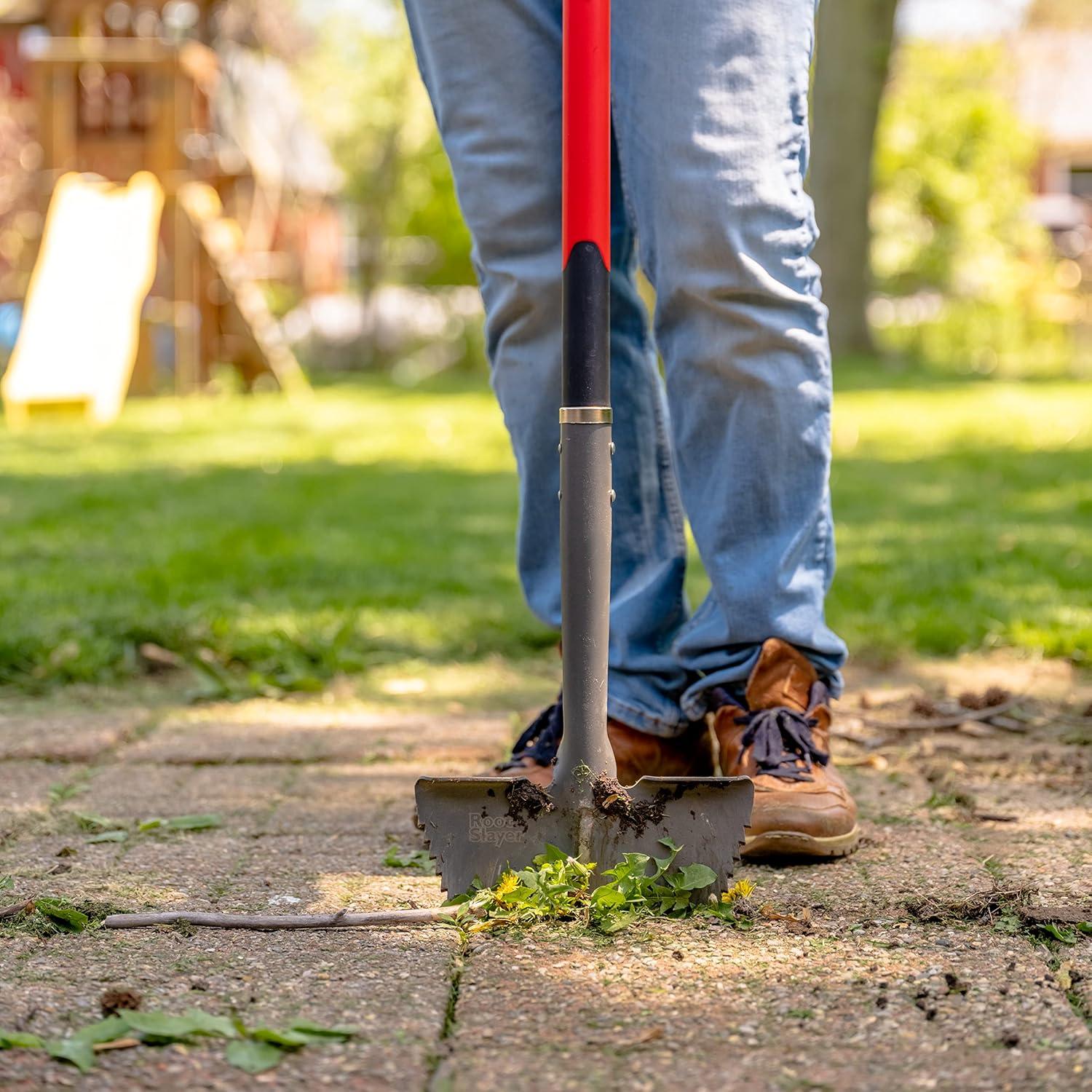 Radius Garden Root Slayer 39 Inch Stainless Steel Ergonomic Grass Lawn Edger