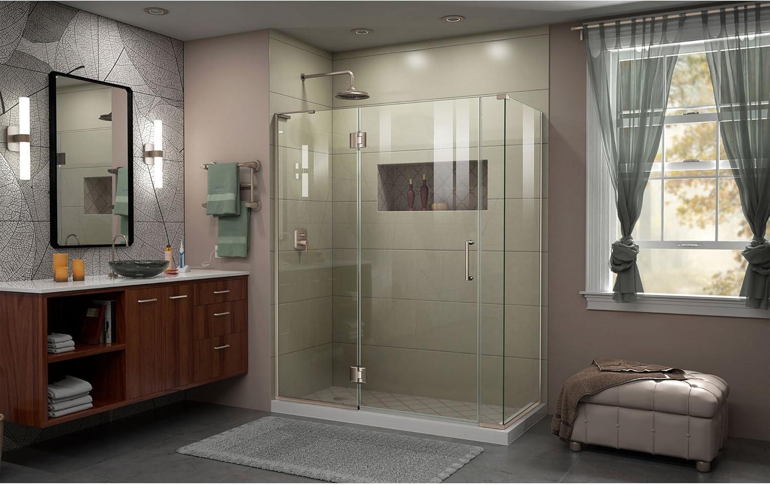 Unidoor-X 60" x 72" Rectangle Hinged Shower Enclosure