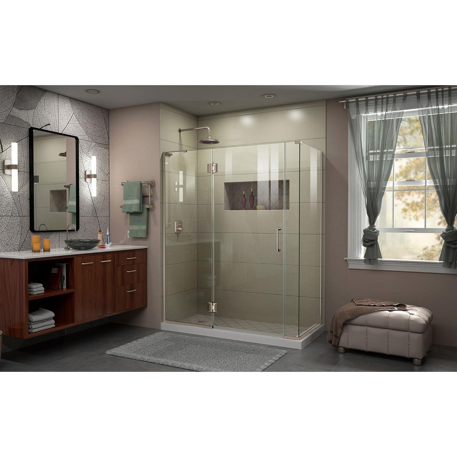 Unidoor-X 60" x 72" Rectangle Hinged Shower Enclosure