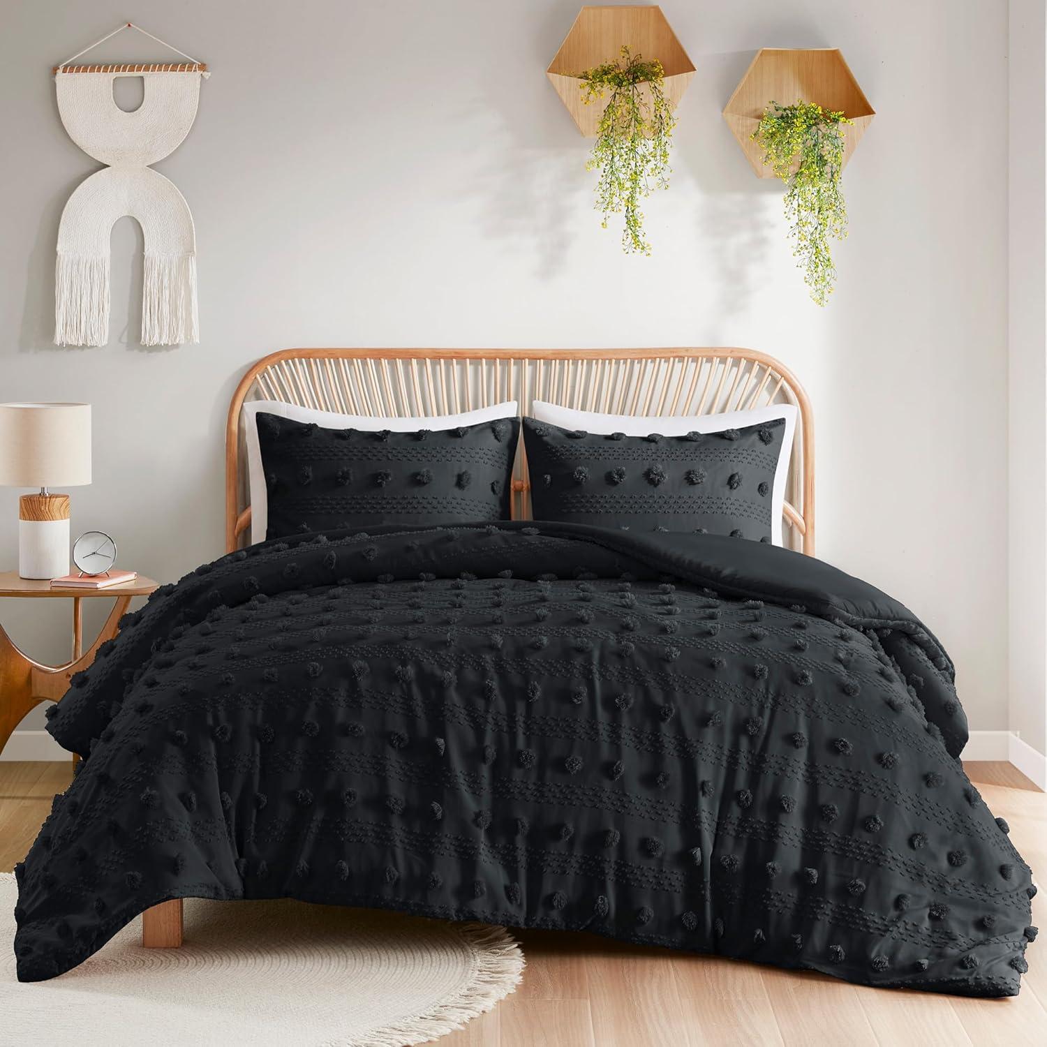 Intelligent Design Clip Jacquard Duvet Cover Set