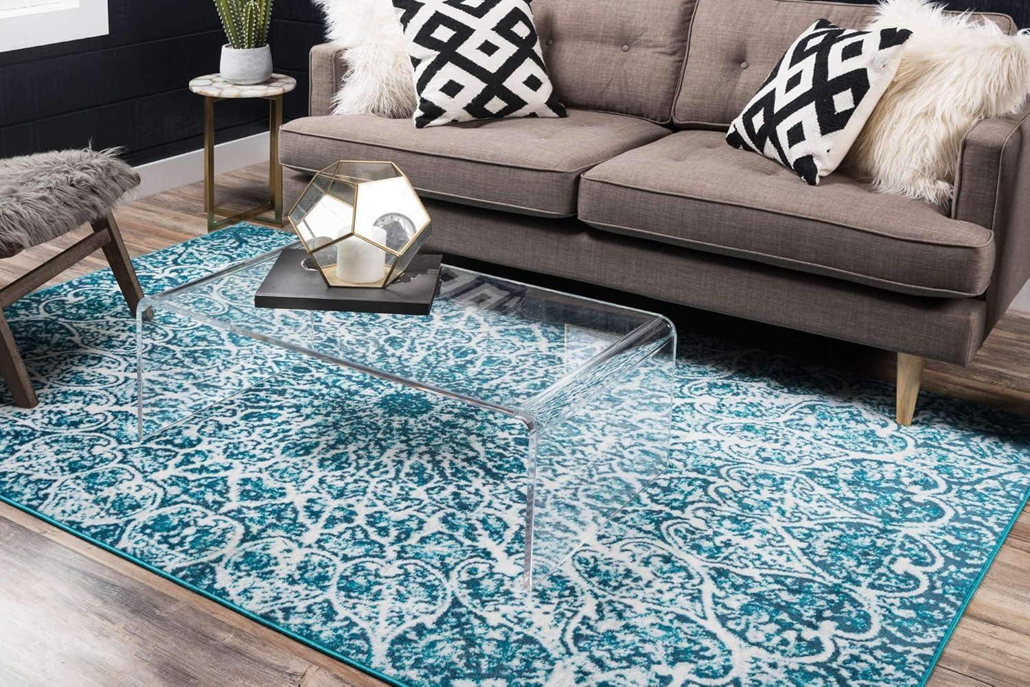 Unique Loom Sofia Grace Geometric Indoor Woven Area Rug