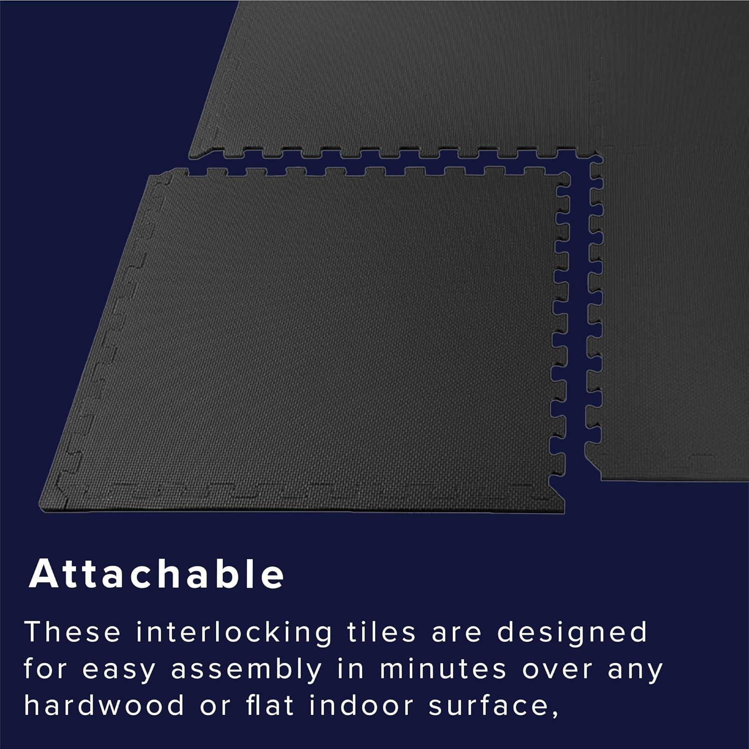 We Sell Mats 1/2" Thick Multipurpose Foam Floor Tile 100 Square Feet (25 Tiles)