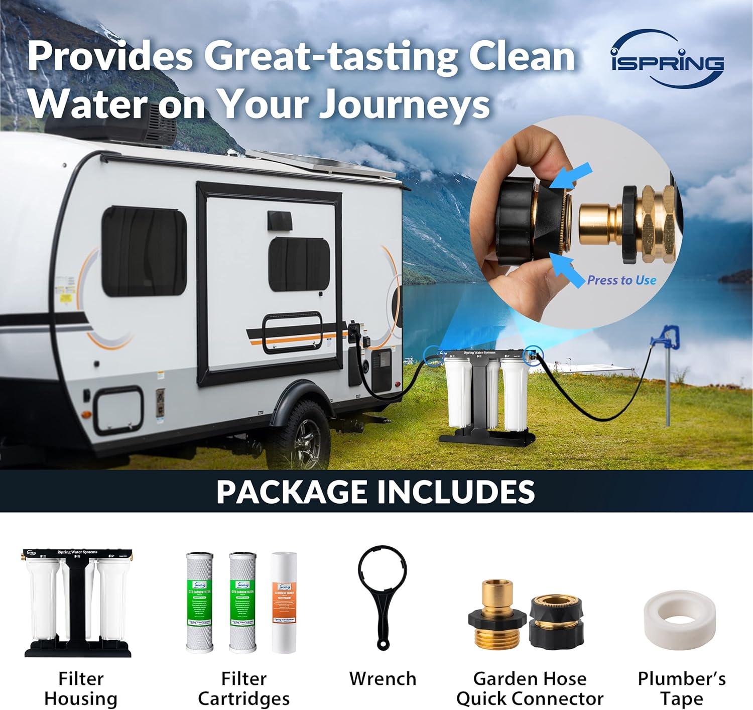 3-Stage RV Water Filtration System