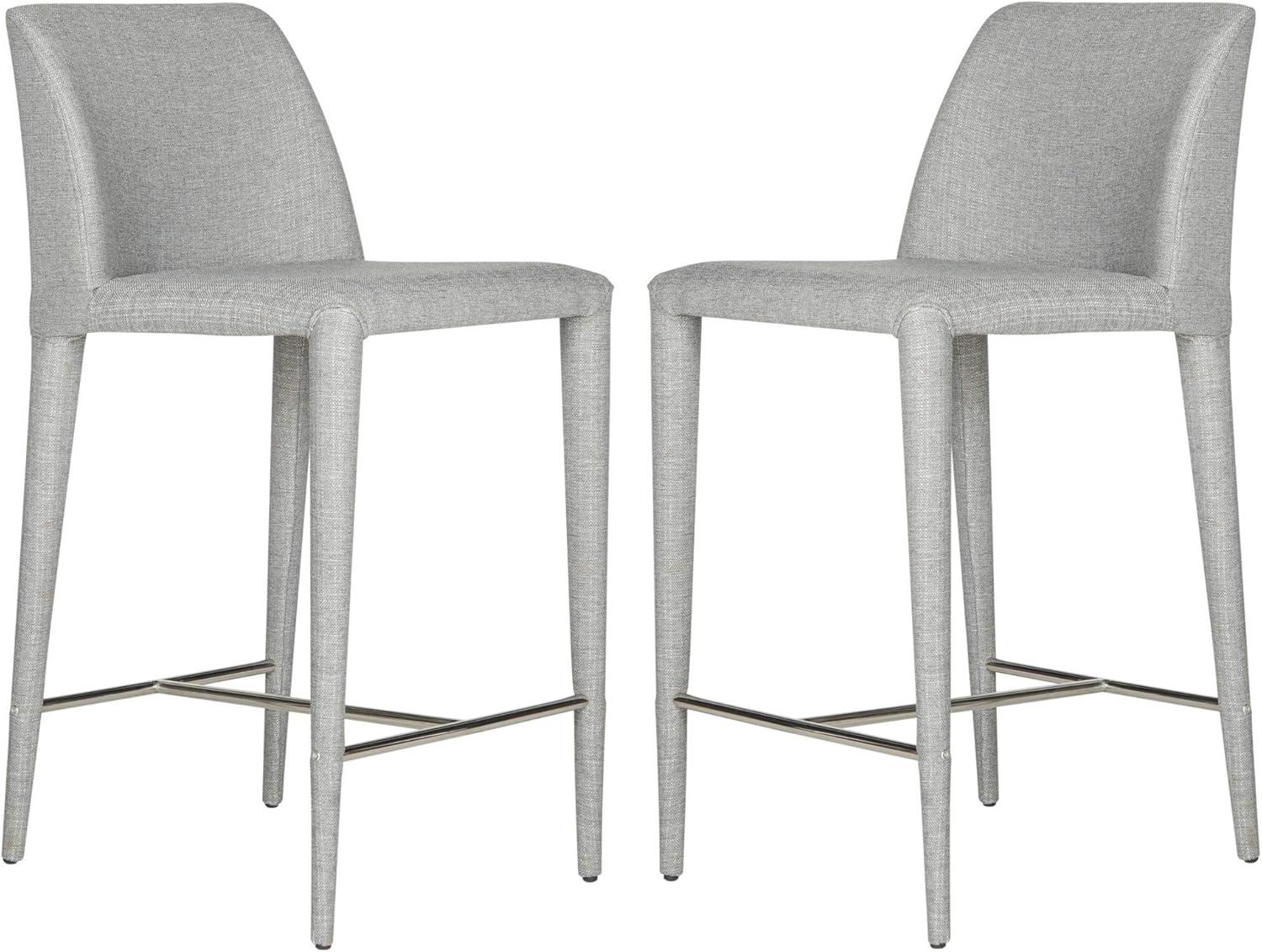 Garretson Counter Stool (Set of 2) - FOX2021 - Black - Safavieh Couture