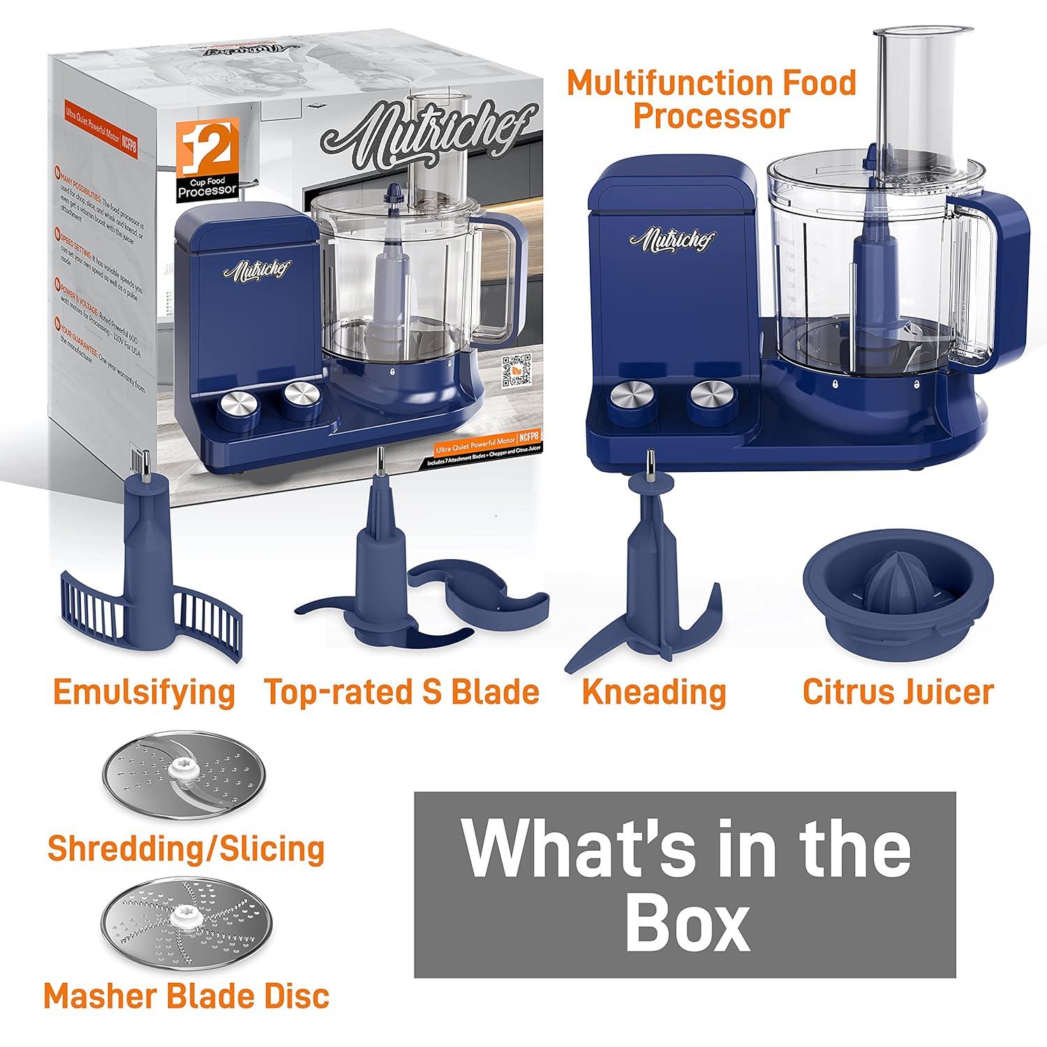 NutriChef NutriChef 12-Cup Multifunction Food Processor