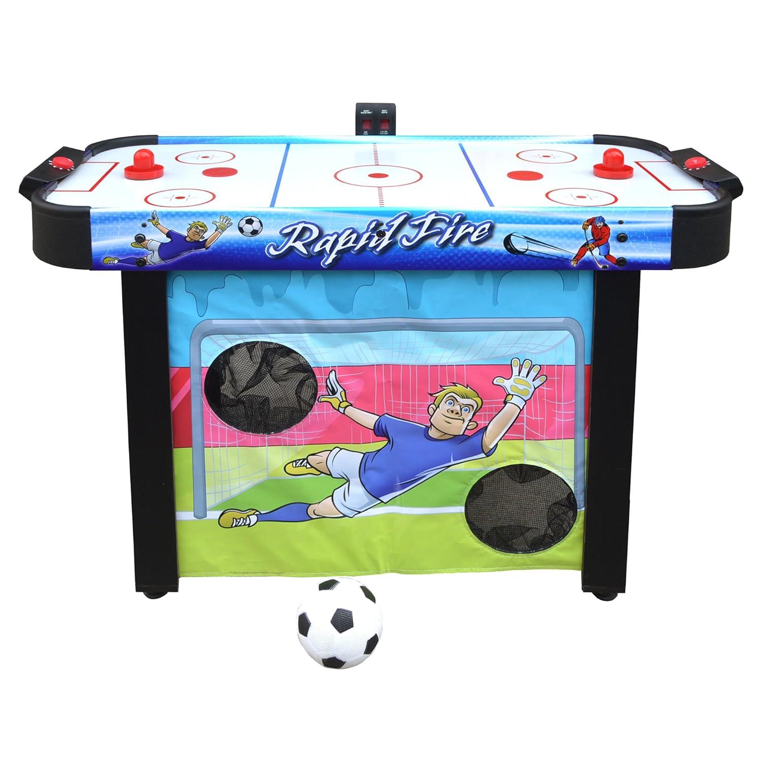 42" Rapid Fire Air Hockey Multi-Game Table