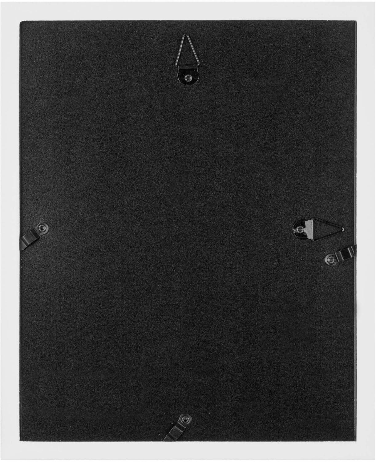 Gallery Wall Solid Wood Matted Picture Frame Kit - 7 Pieces with Two 8" x 10", Four 6" x 8", and One 12" x 16"