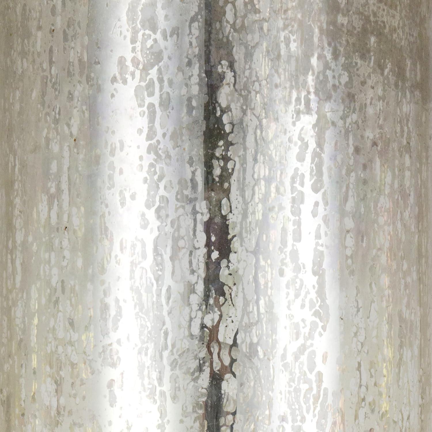Numit 68.75" Tall Floor Lamp with Glass Shade in Brass/Mercury Glass