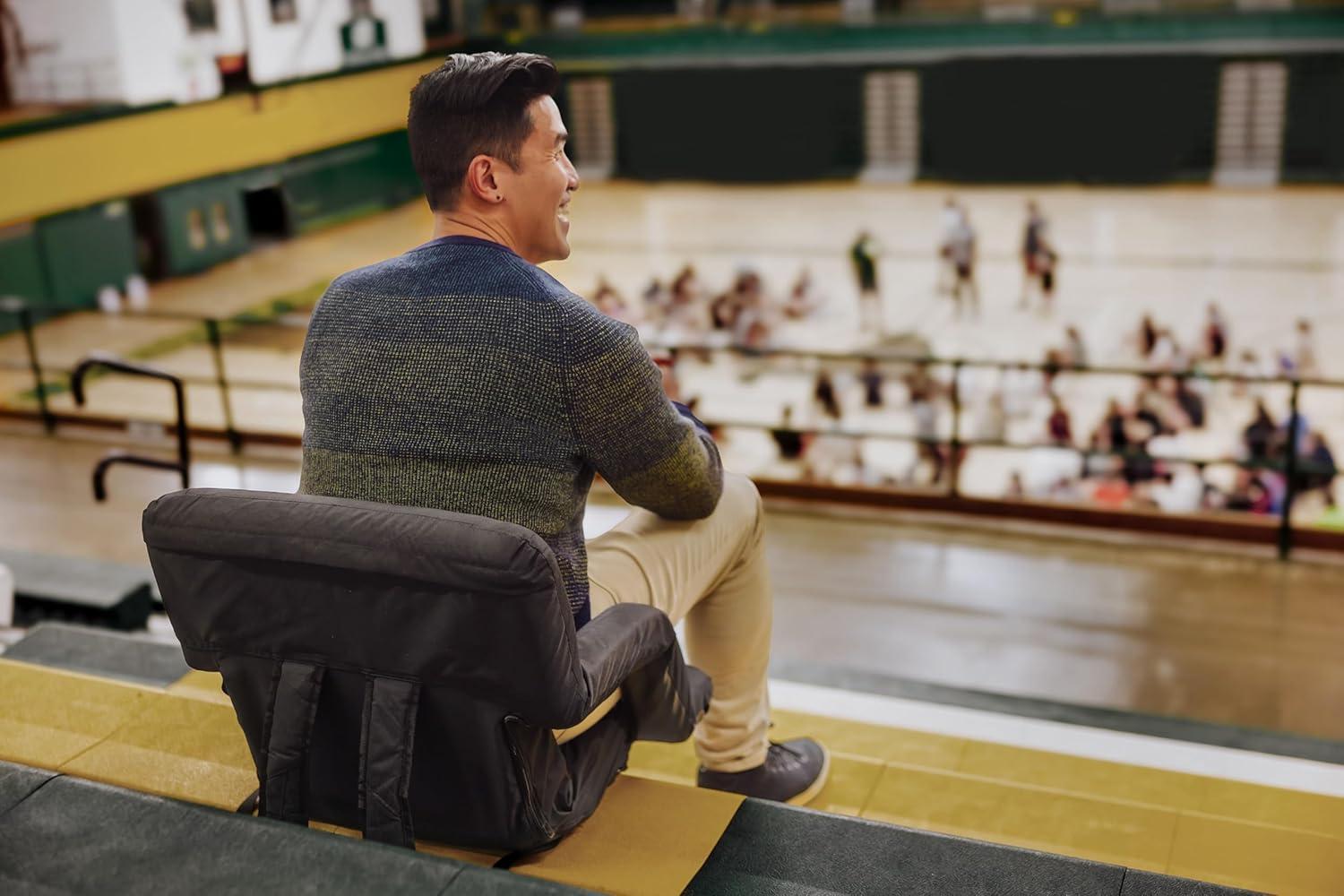 ONIVA™ Ventura Reclining Bleacher Seat with Armrests and Back Support