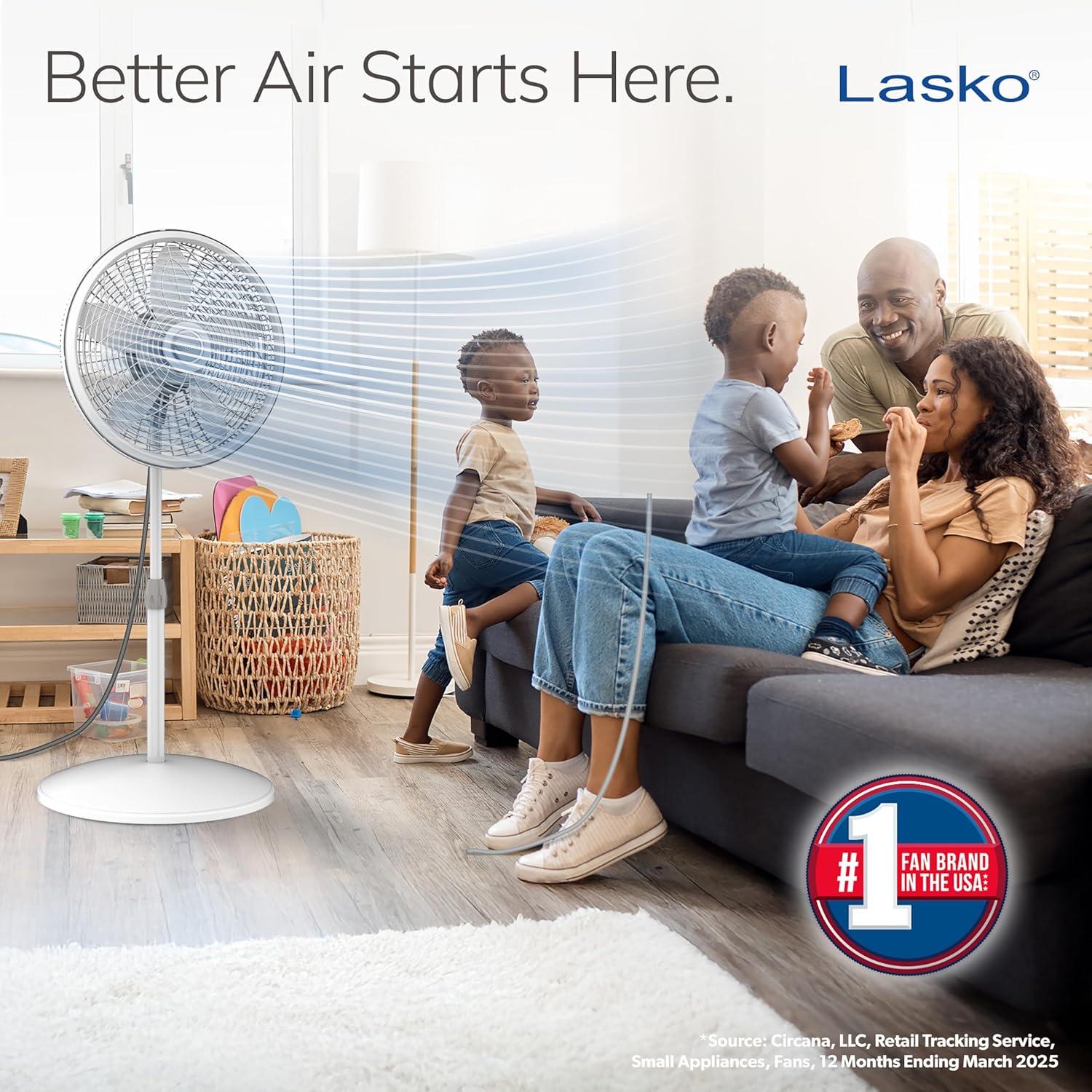 Lasko Lasko 18" Oscillating Pedestal/Standing Fan