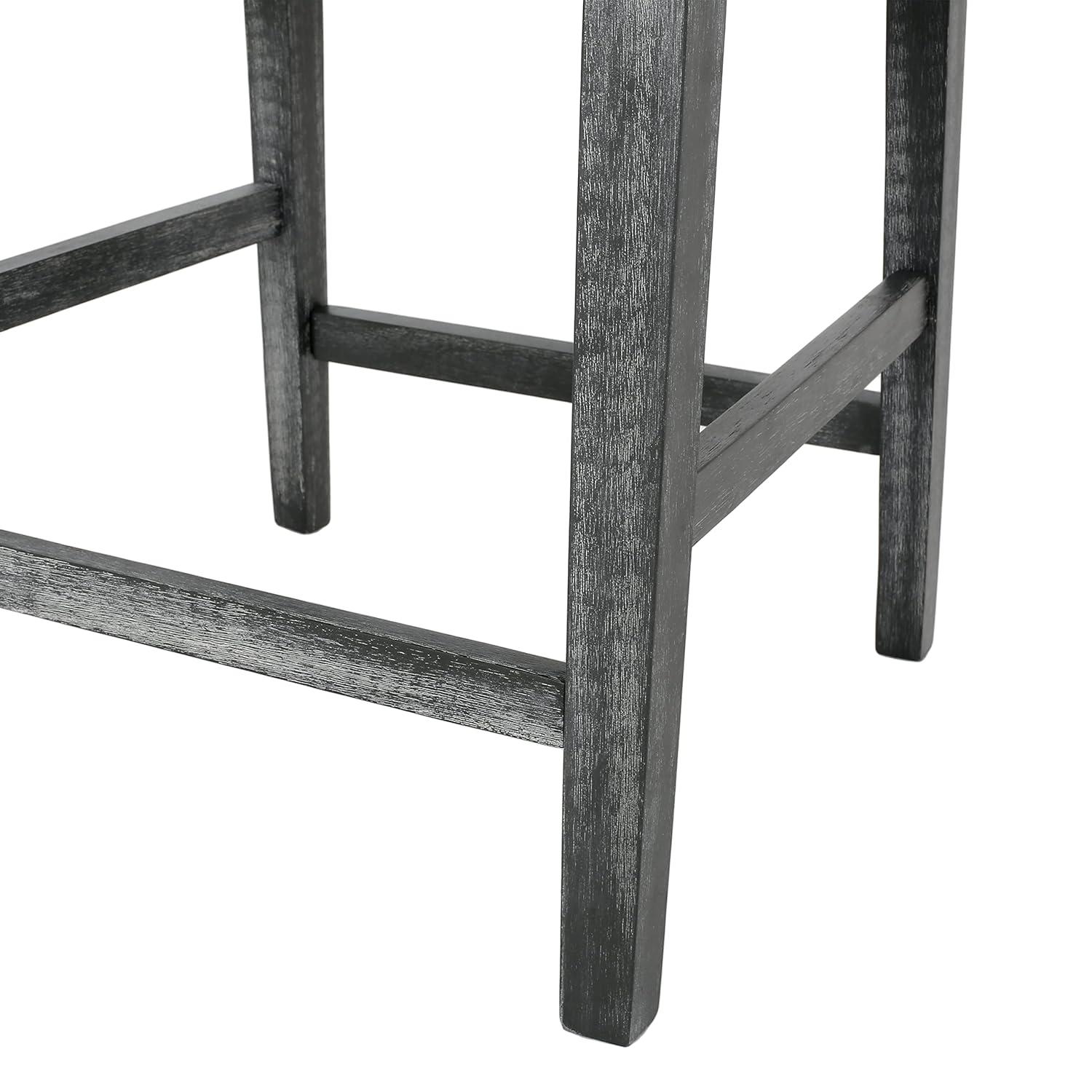 Christopher Knight Home Armga Fabric Upholstered Wood 26 inch Counter Stools (Set of 2) by  Light Gray