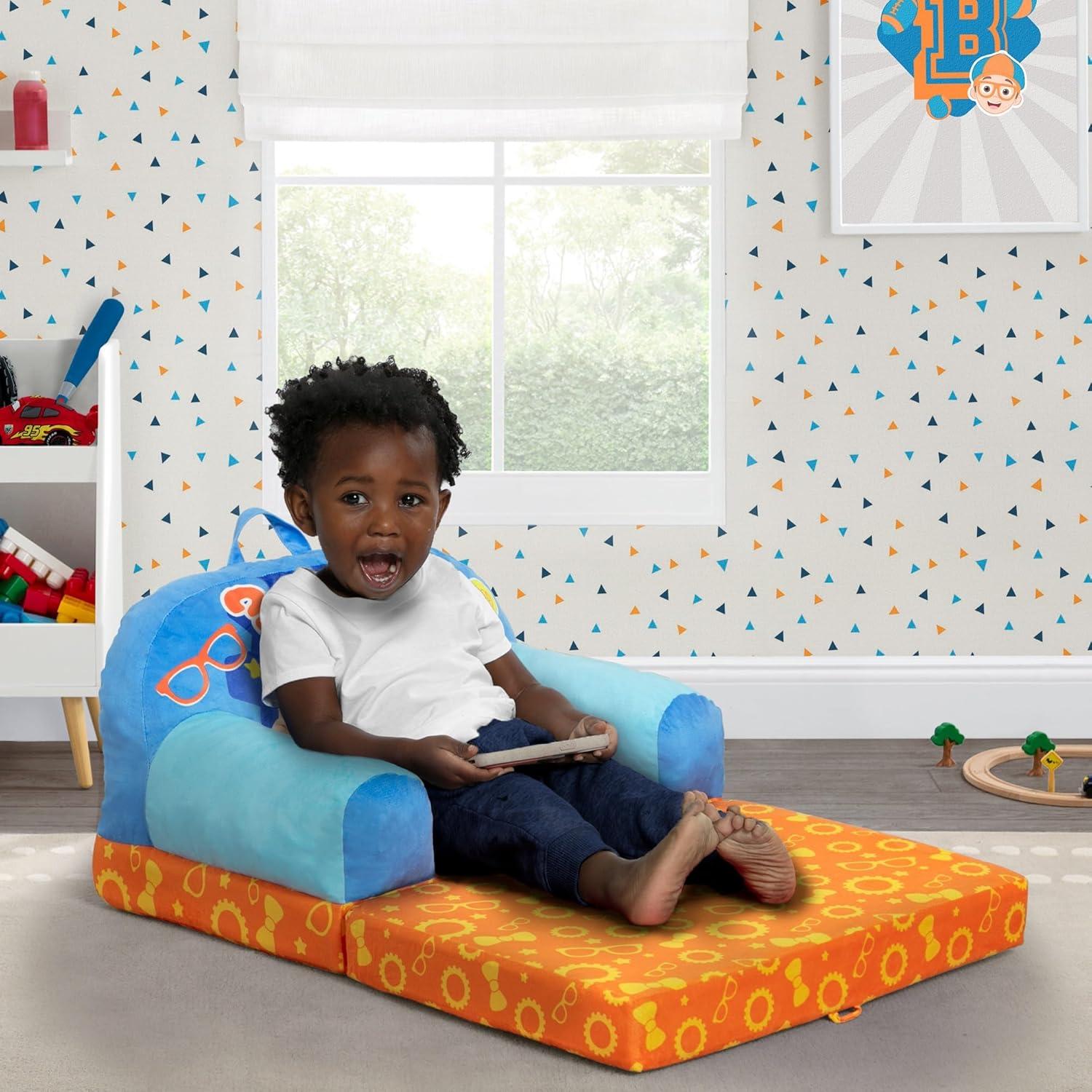 Delta Children Cozee Buddy Flip-Out Chair - Blippi